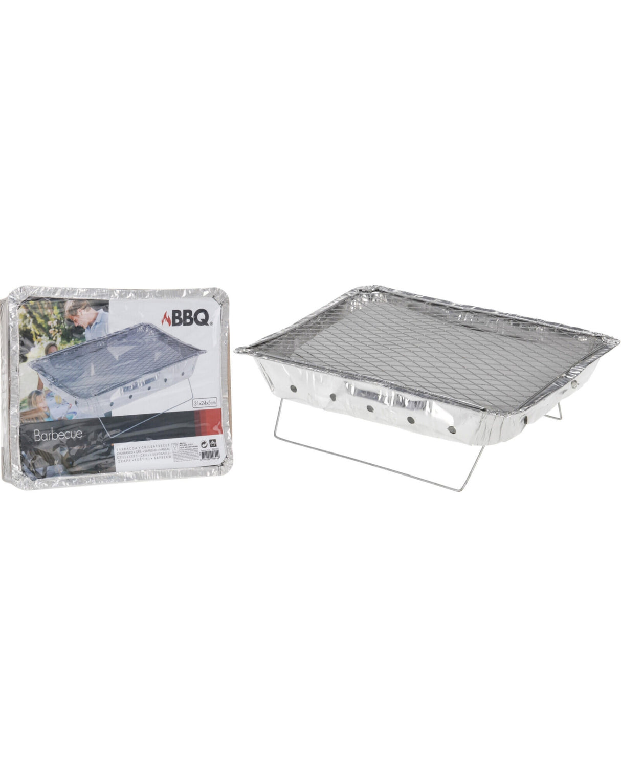 Disposable charcoal grill