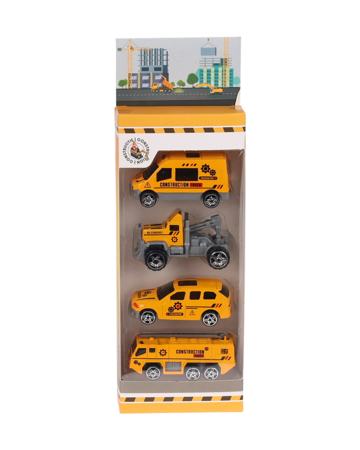 Biler 7 cm - Sæt med 4 stk