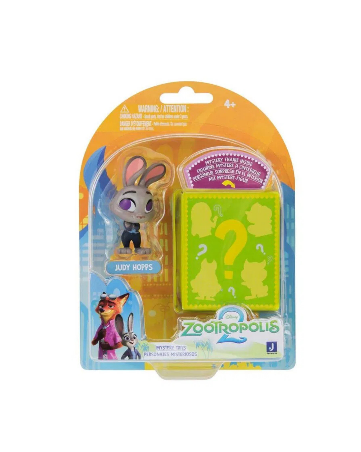 Zootropolis Tiny Tails Figure 2 pack 4 cm. Kanin Judy Hopps