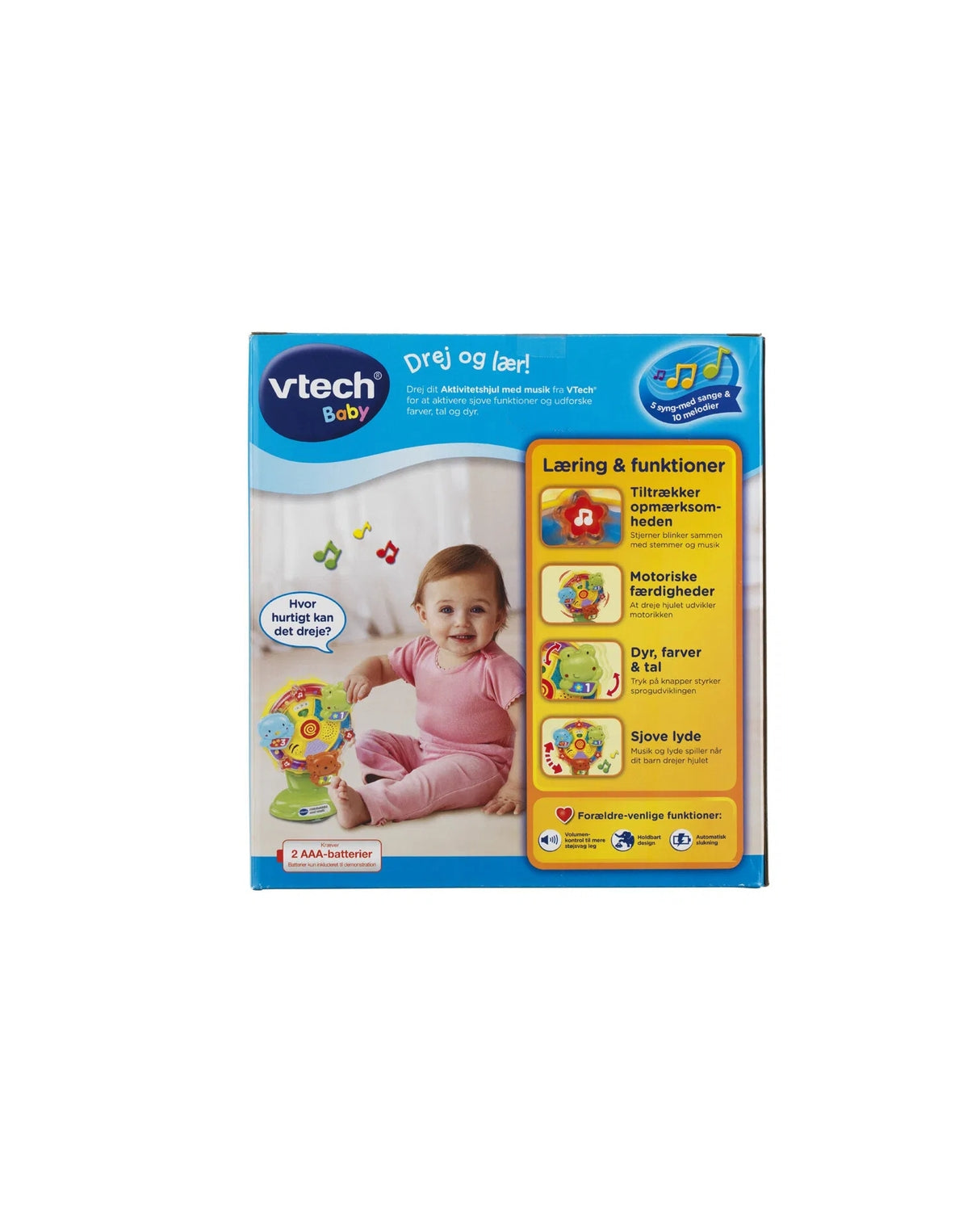 Vtech Baby Aktivitetshjul med musik DK