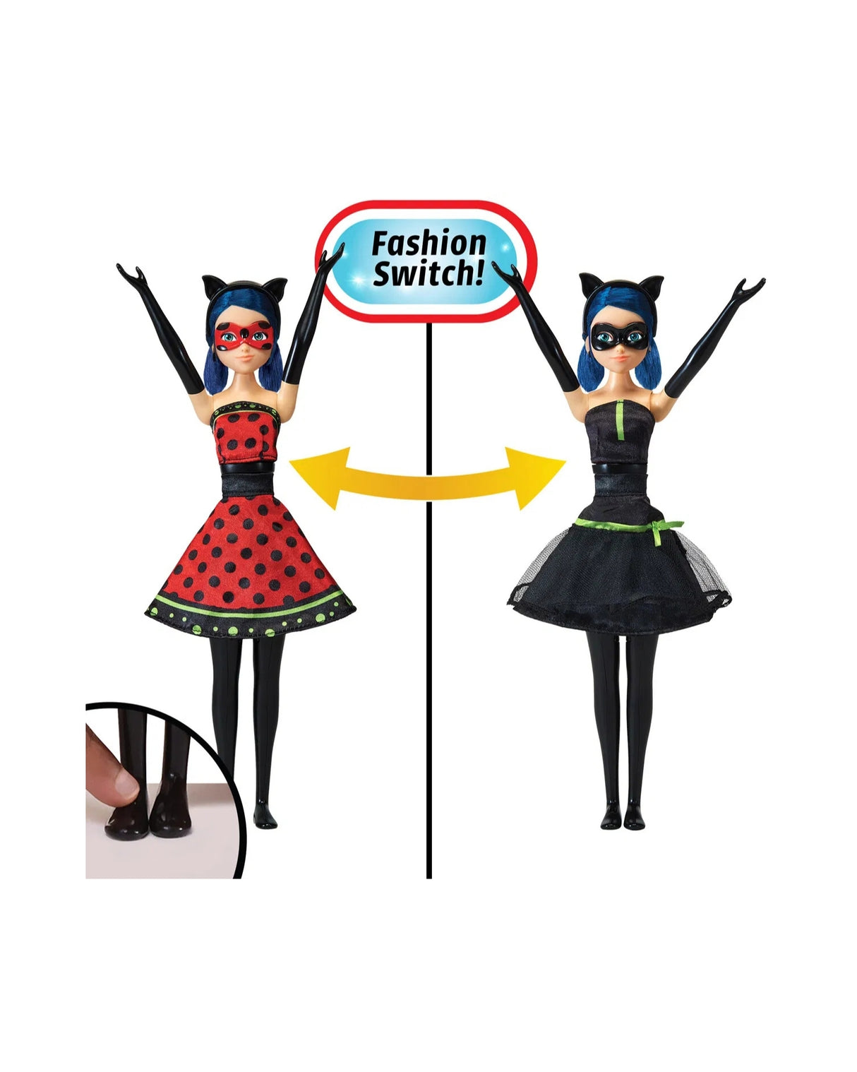 Miraculous Fashion Hero Switch Doll 26 cm