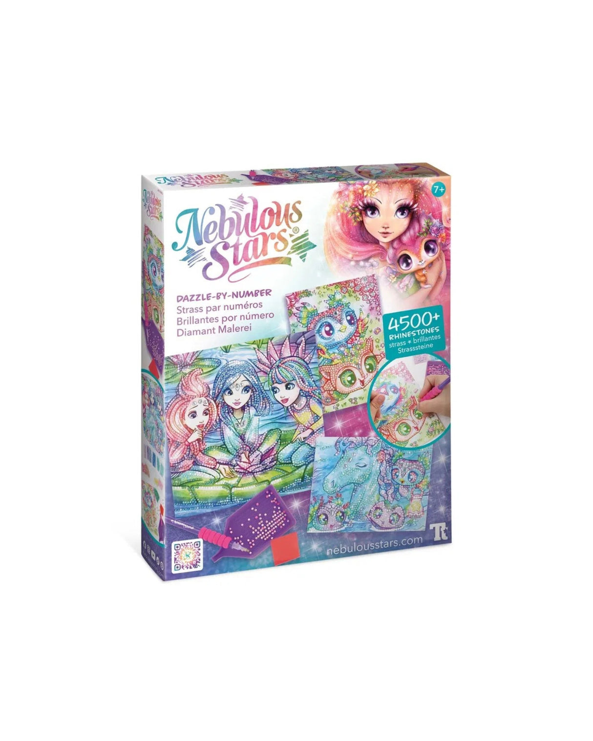 Nebulous Stars Dazzle-By-Number Rainbow