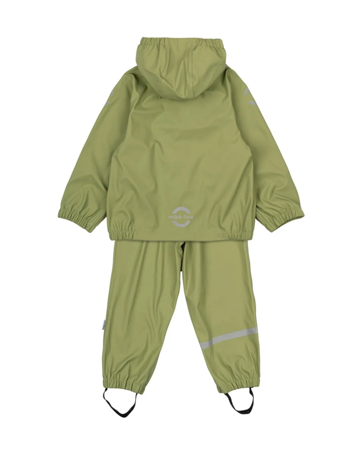 Grøn - Sage - Mikk-Line - PU Regntøj - Uden seler - 33144ML