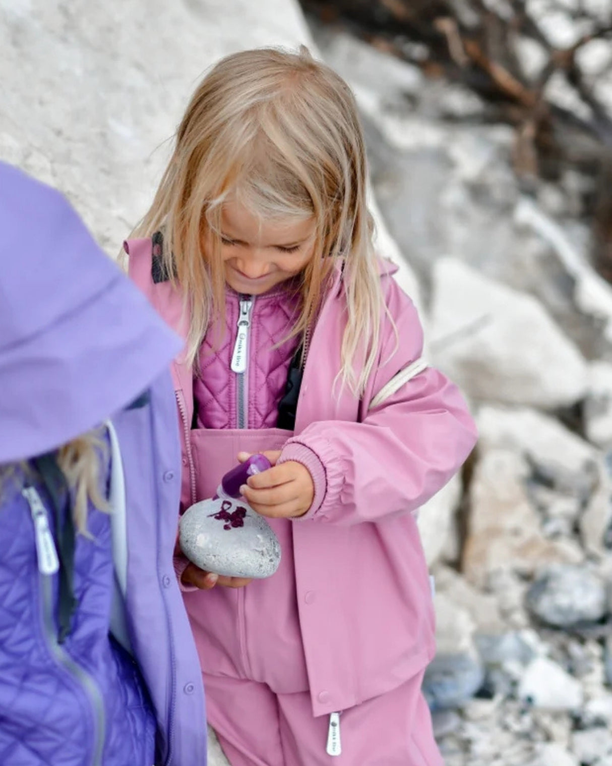 Lyserød - Lilas - Mikk-Line - PU Regntøj - Seler - 33145ML