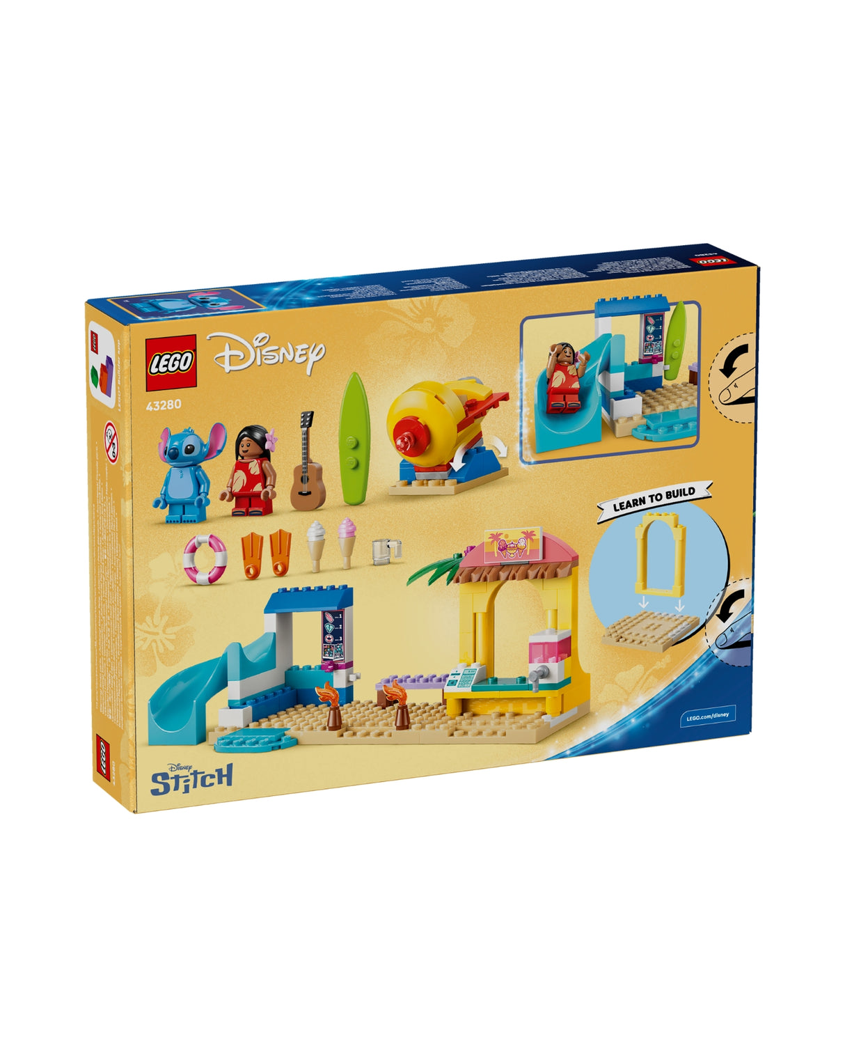 LEGO 43280 Strandsjov med Lilo og Stitch - LEGO Disney Classic 43280