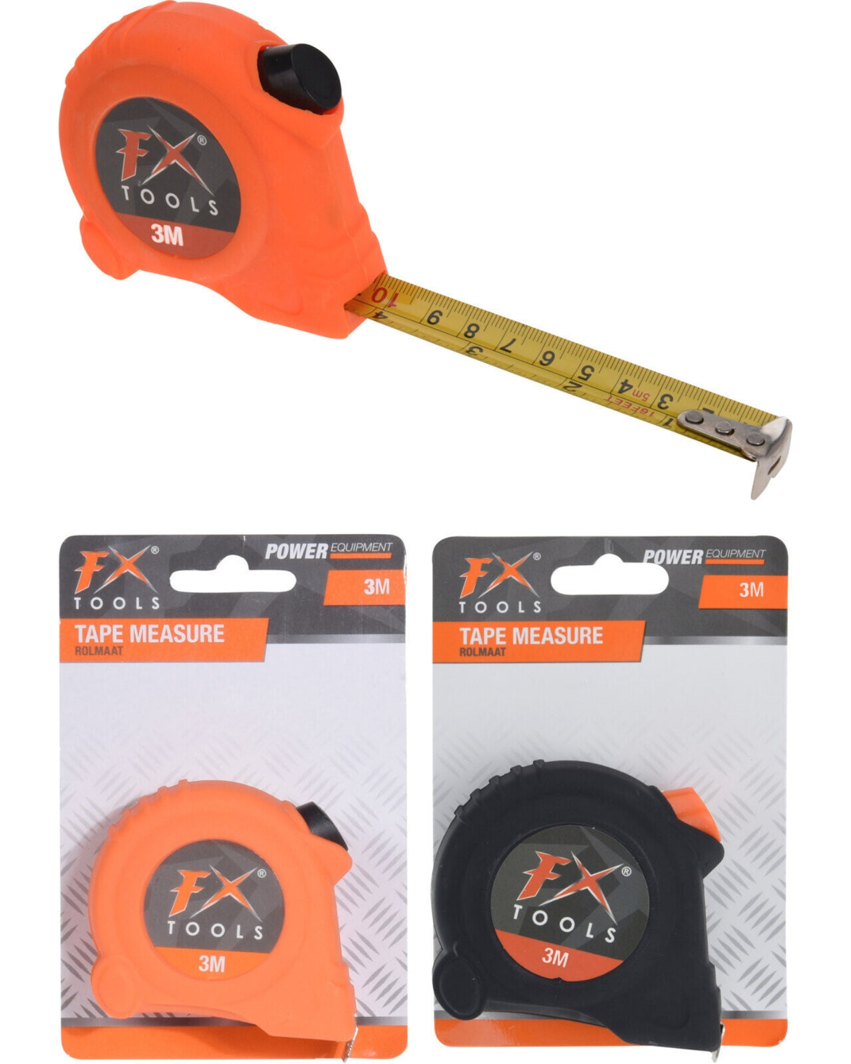 Målebånd 3 meter 1 stk