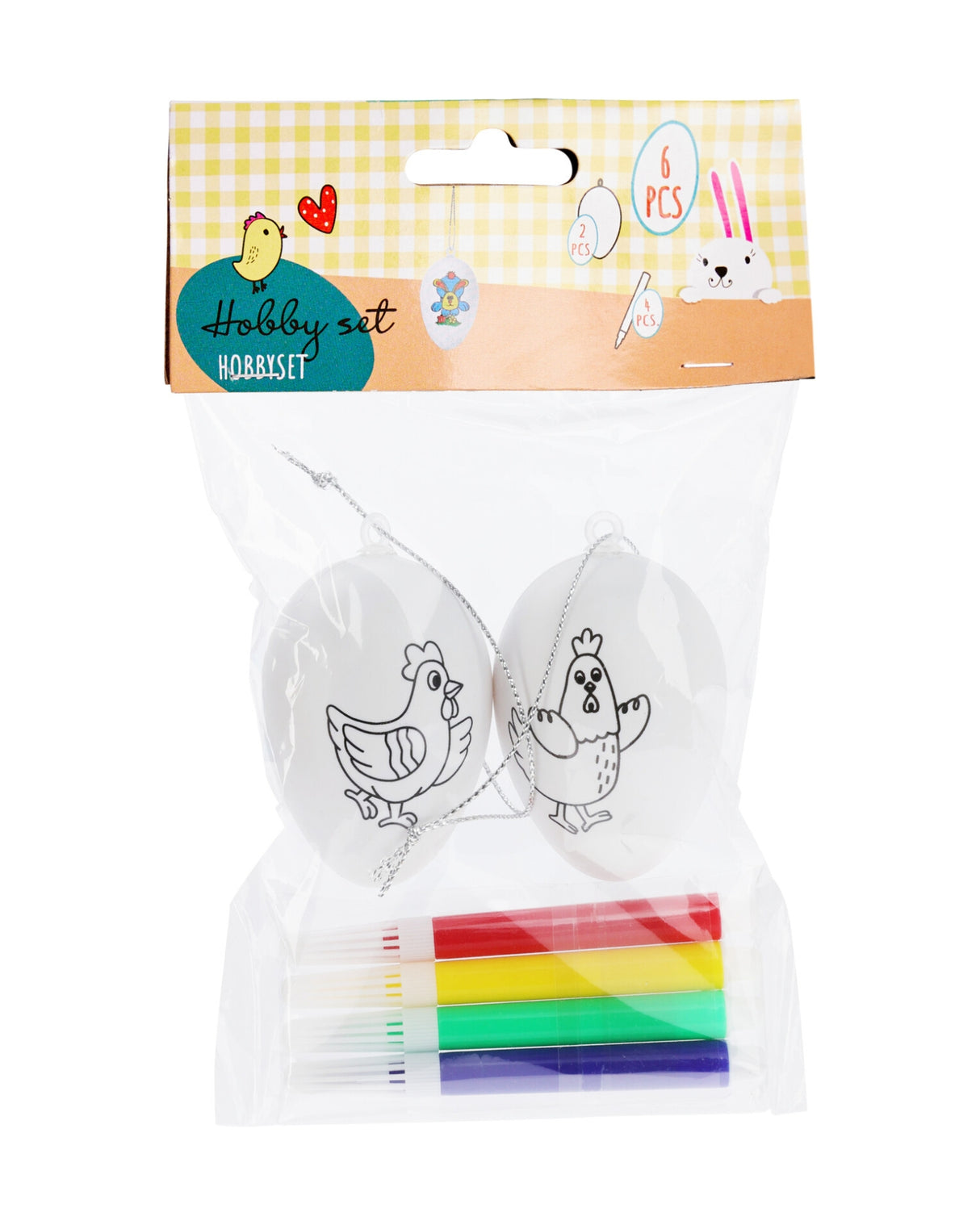 Eggs that can be painted with 4 markers