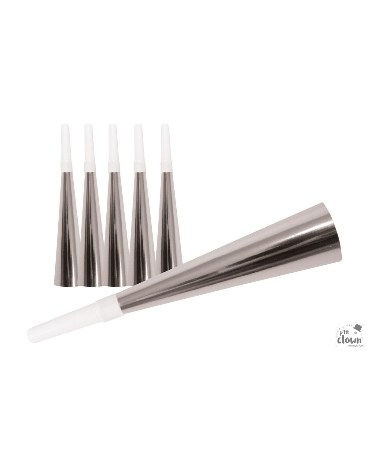 Trumpet 6 pcs silver