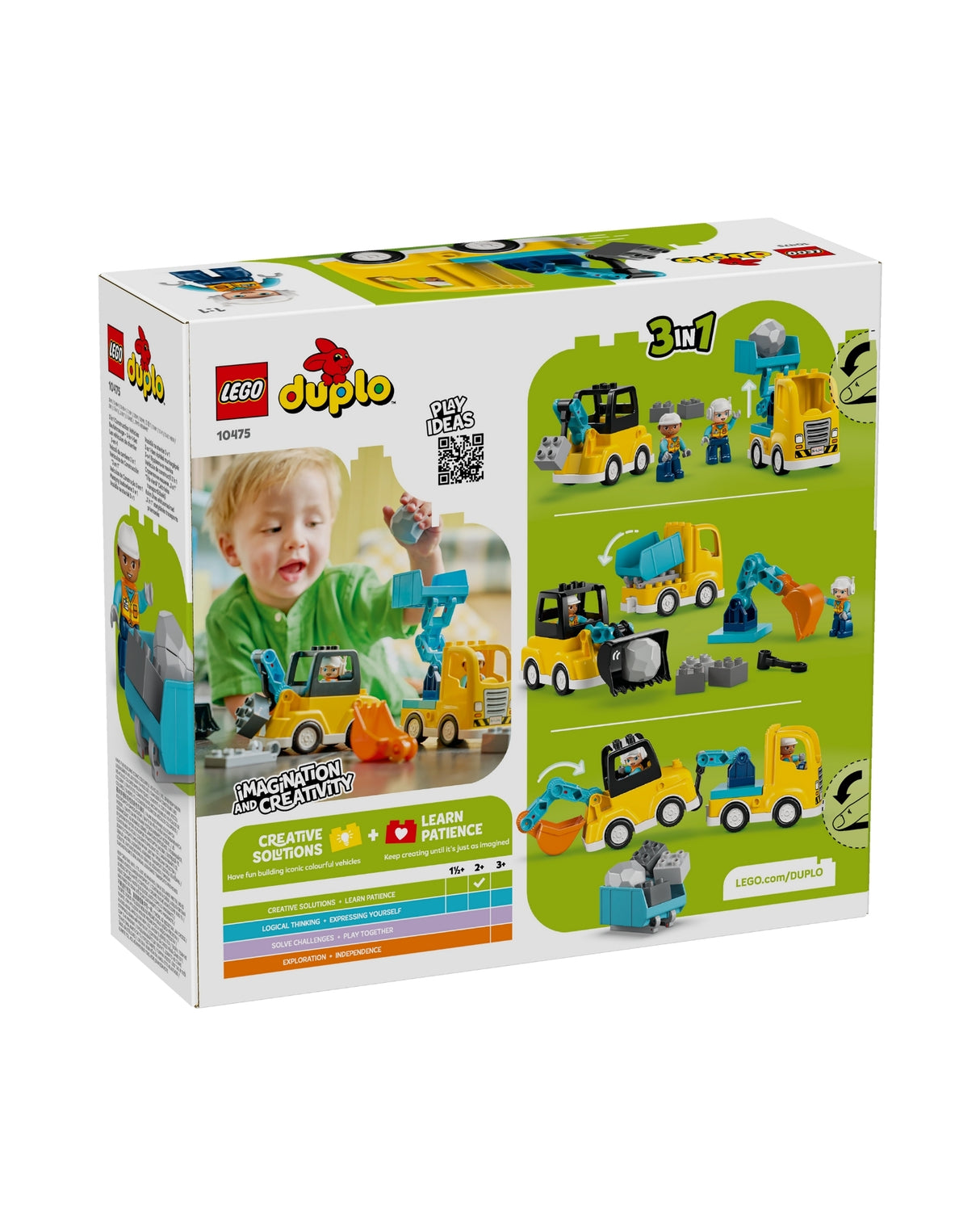 LEGO 10475 3-i-1 Entreprenørmaskiner - LEGO DUPLO 10475