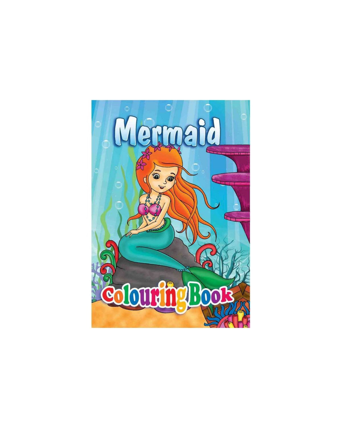 Malebog A4 Mermaid 16 sider