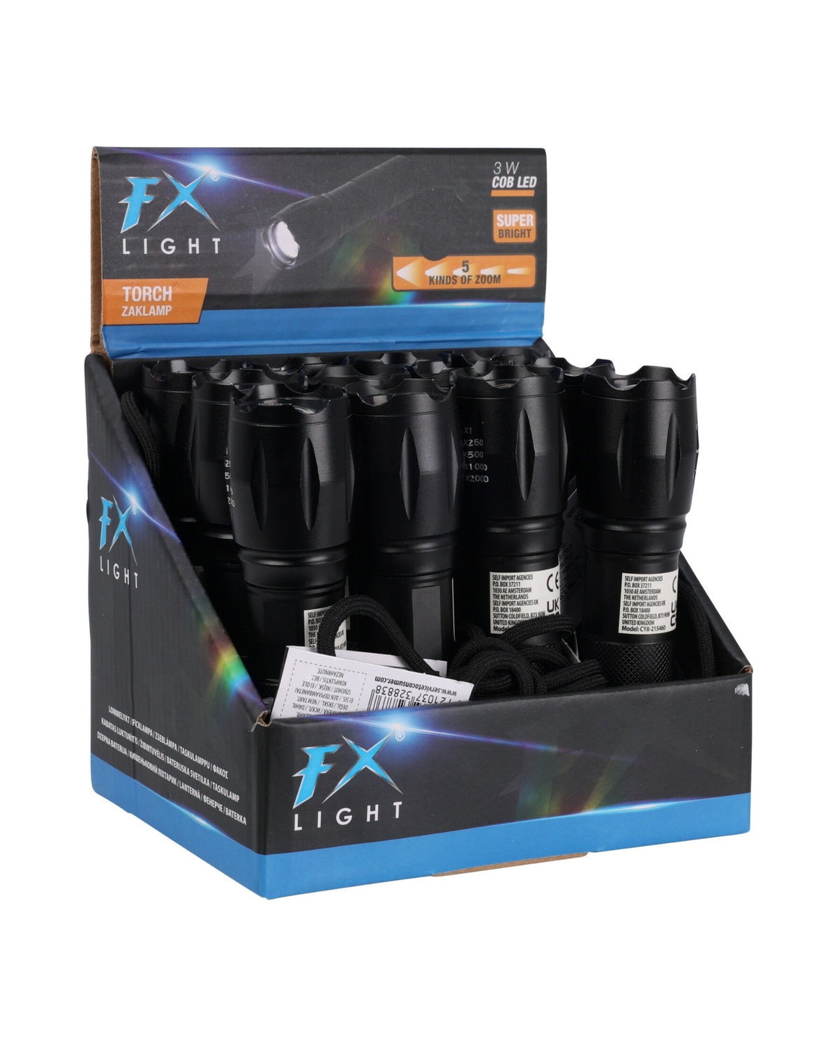 Zoom-lommelygte i aluminium – 300 lumen