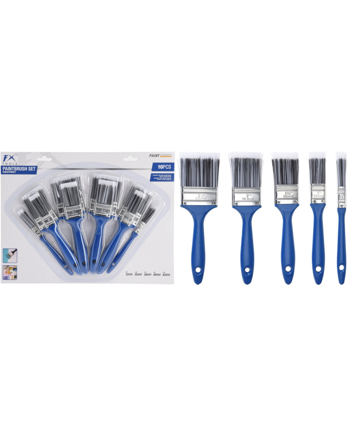 Brush set 10 pieces