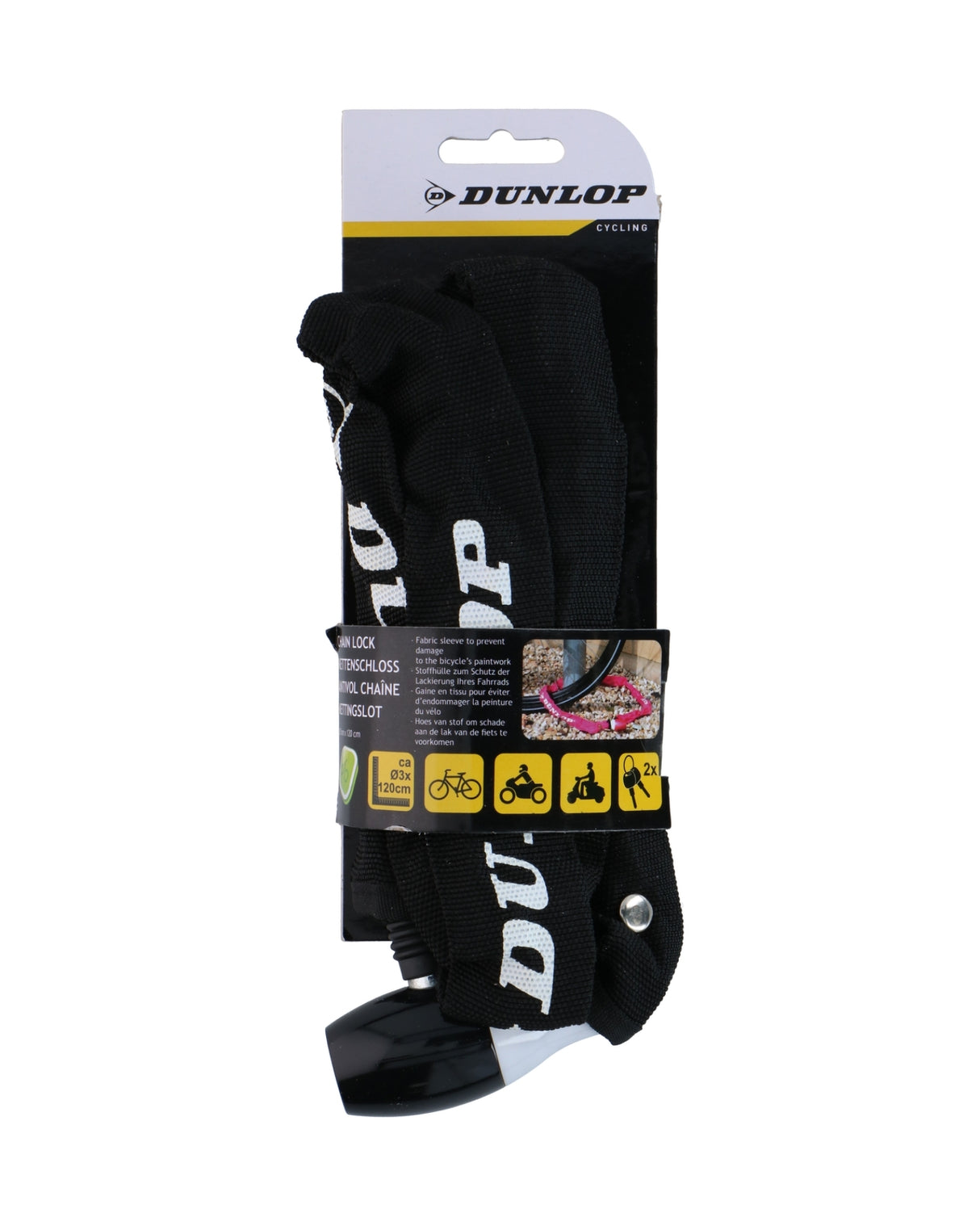 Cykellås 120 cm- Fra Dunlop