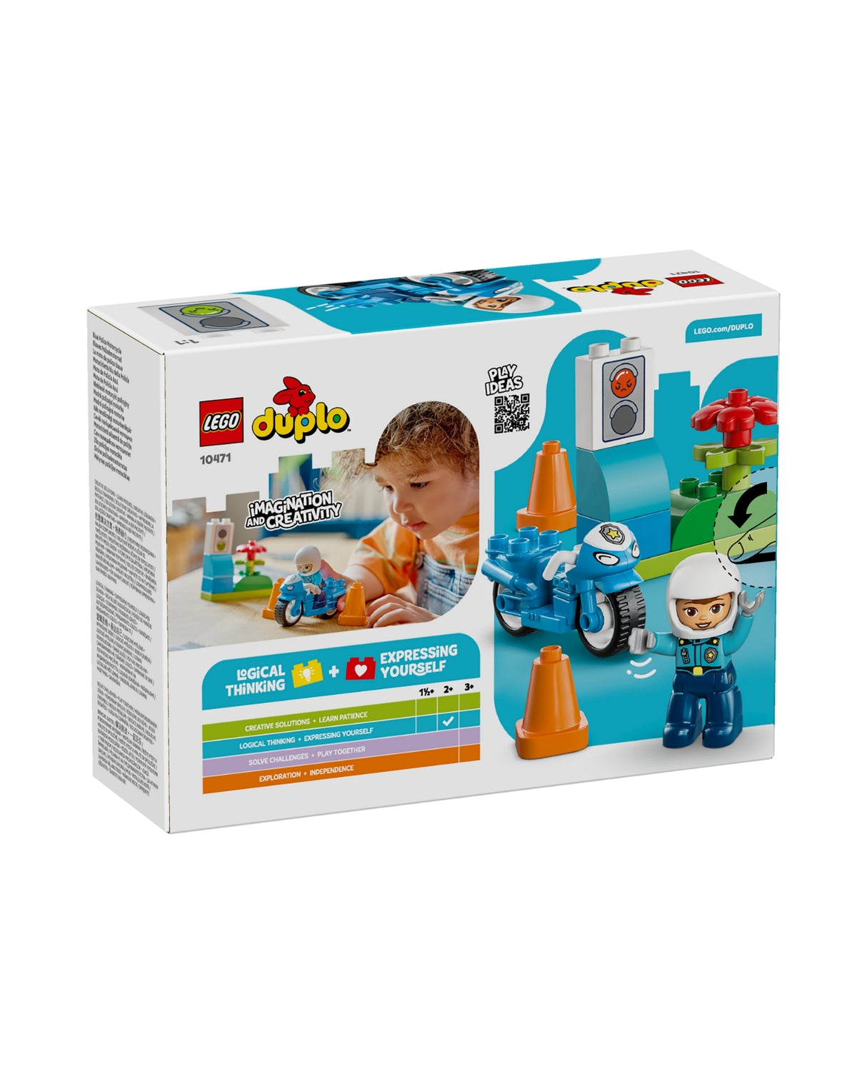 LEGO 10471 Blå politimotorcykler - LEGO DUPLO 10471