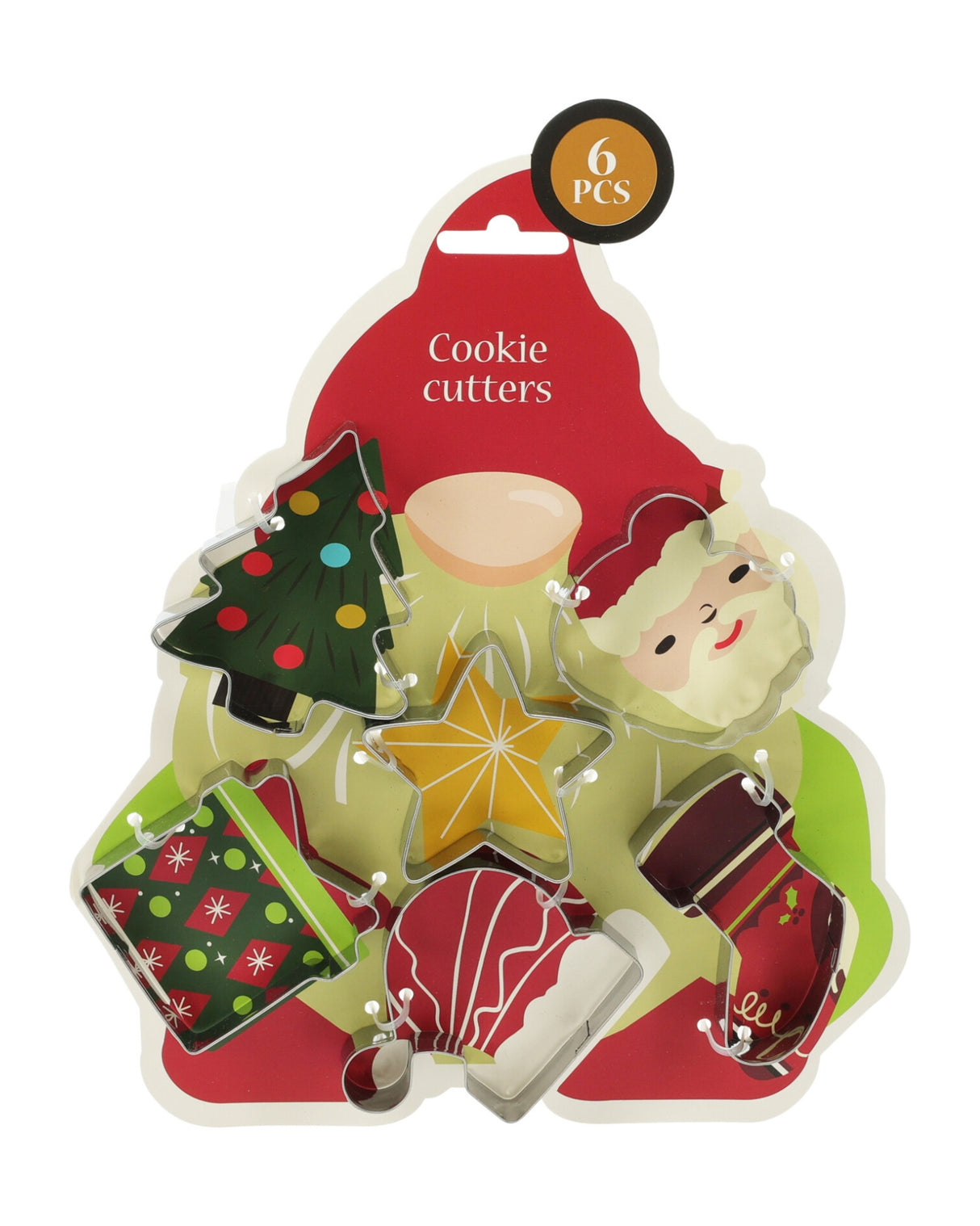 Småkage ud stiks forme 6 stk - Jule design