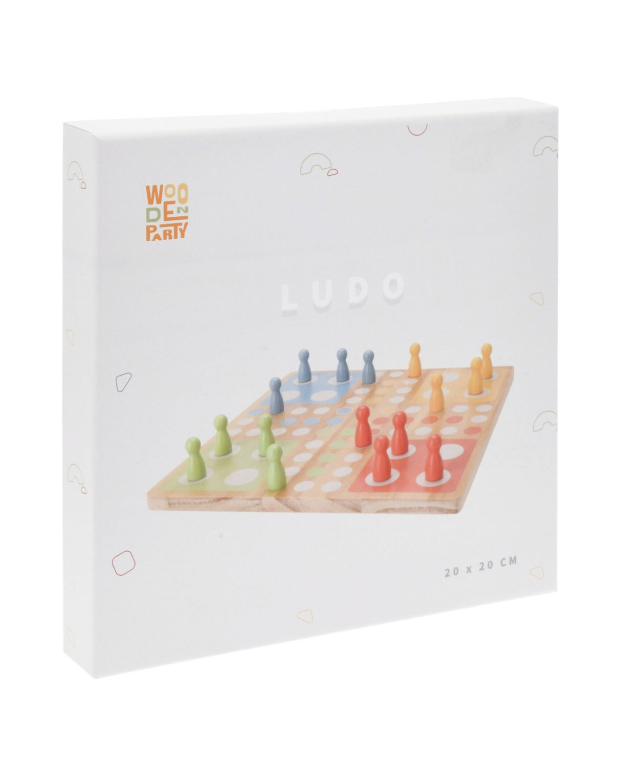 Ludo brætspil i træ