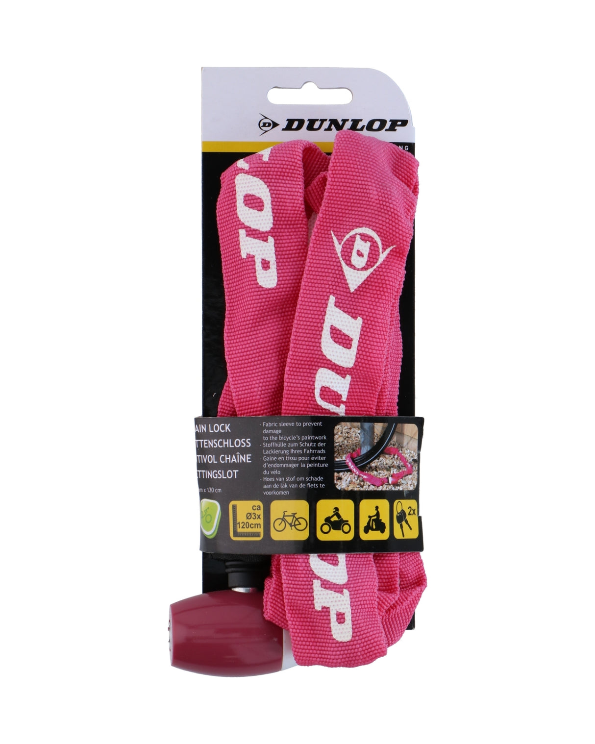 Cykellås 120 cm- Fra Dunlop