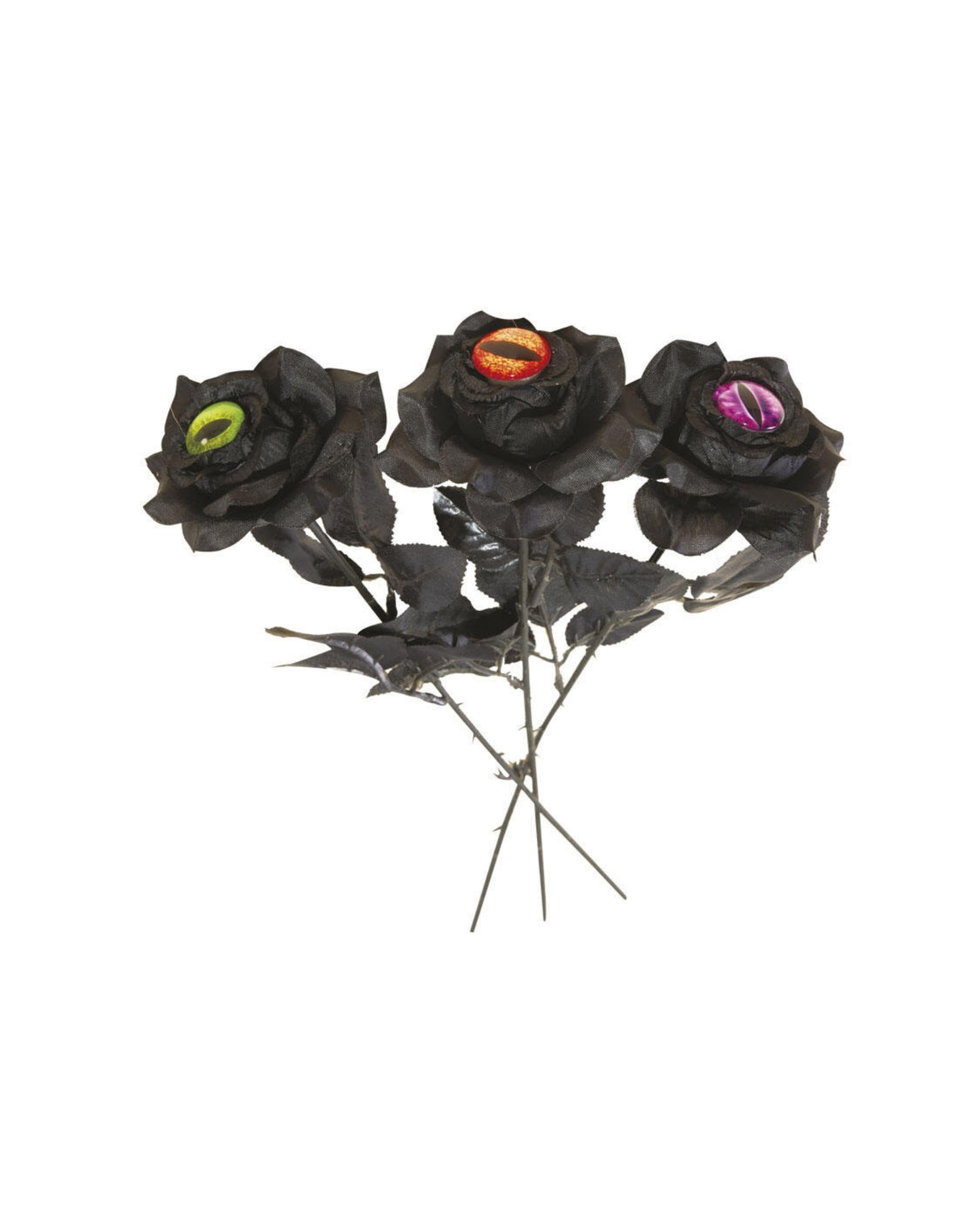 Rose black with eye 43cm