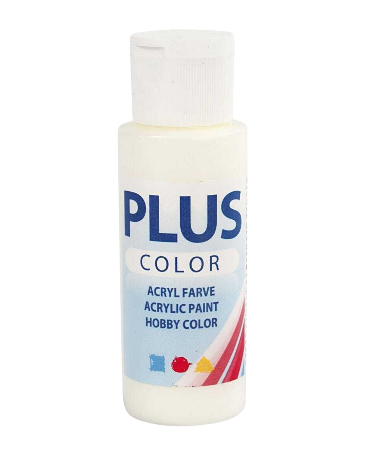 Plus Color craft paint, off-white, 60 ml/ 1 fl.