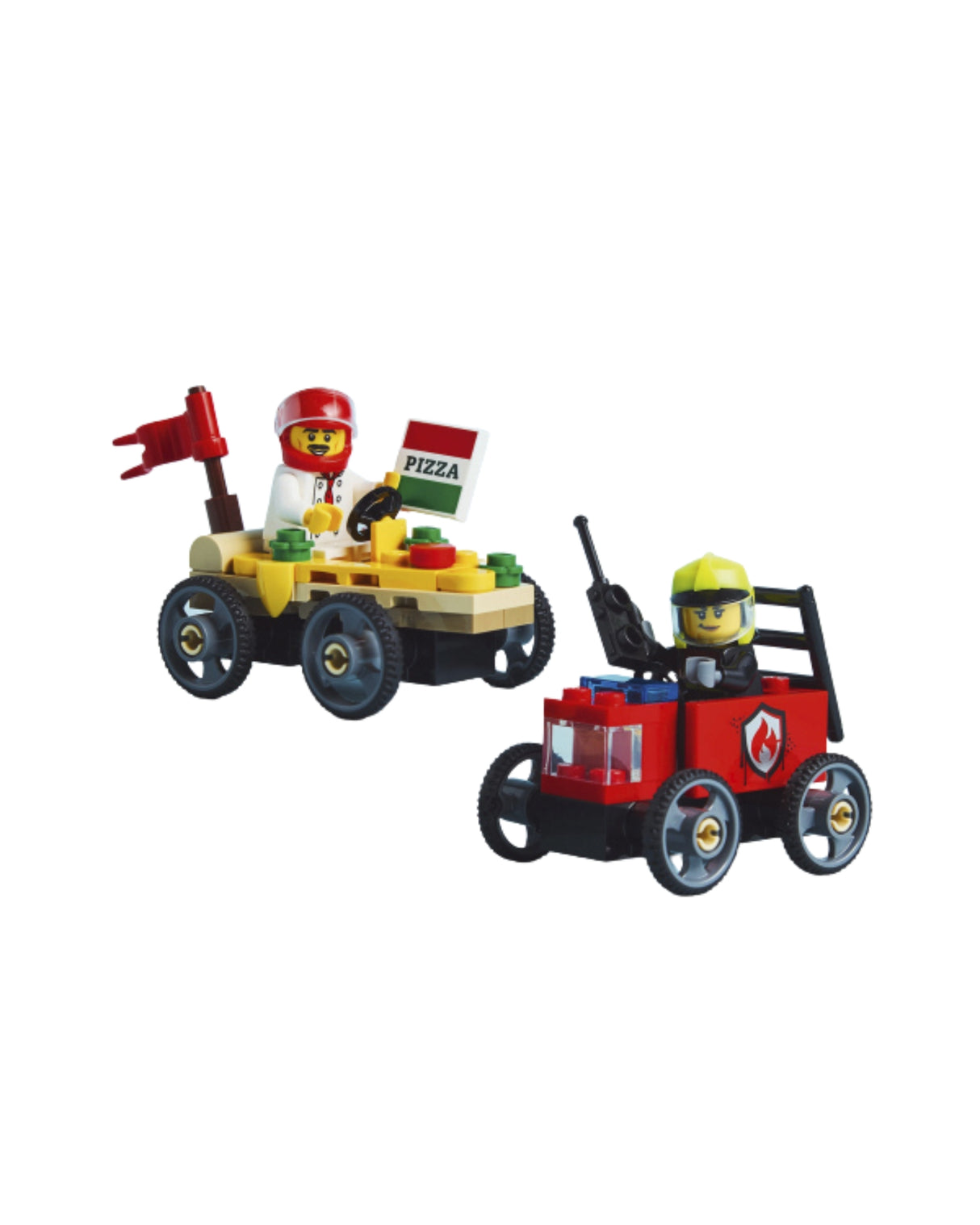 LEGO 60458 Racerbilpakke – pizzabil mod brandbil - LEGO City