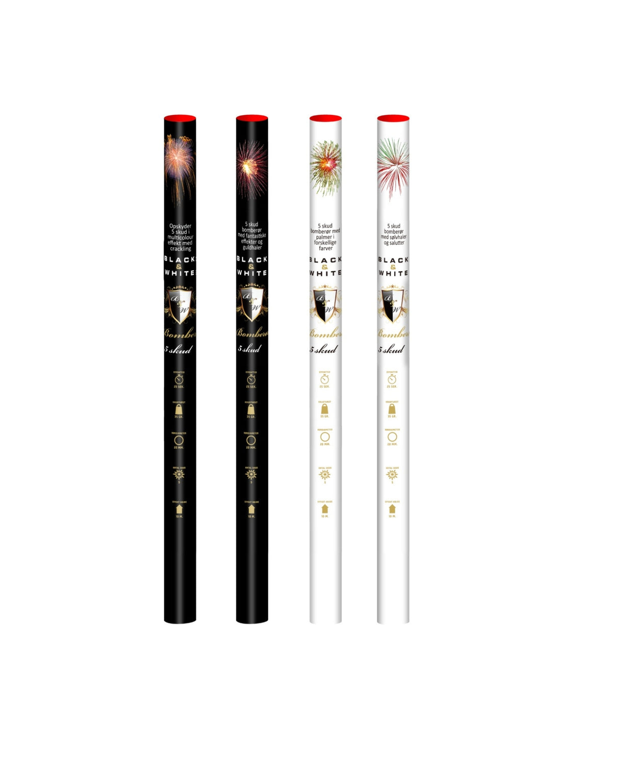 (No.54) Gold Bomber Pipe 4 pcs