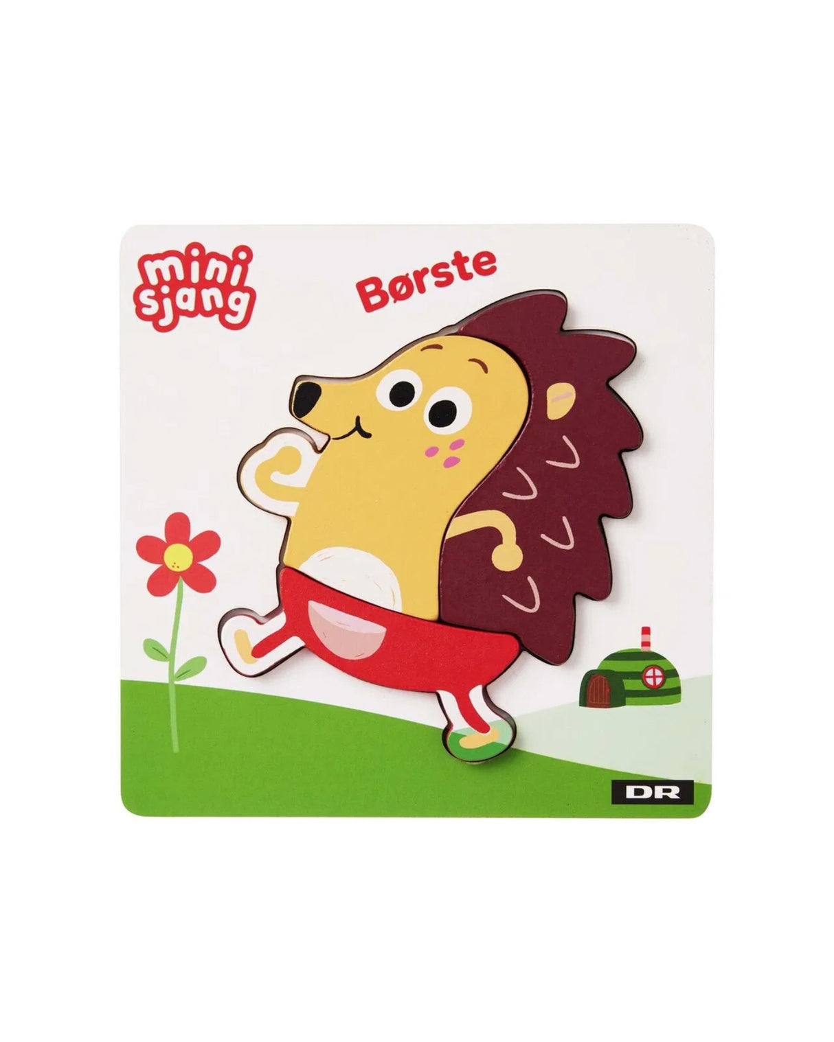 DR Børste Træpuslespil, 3 brikker