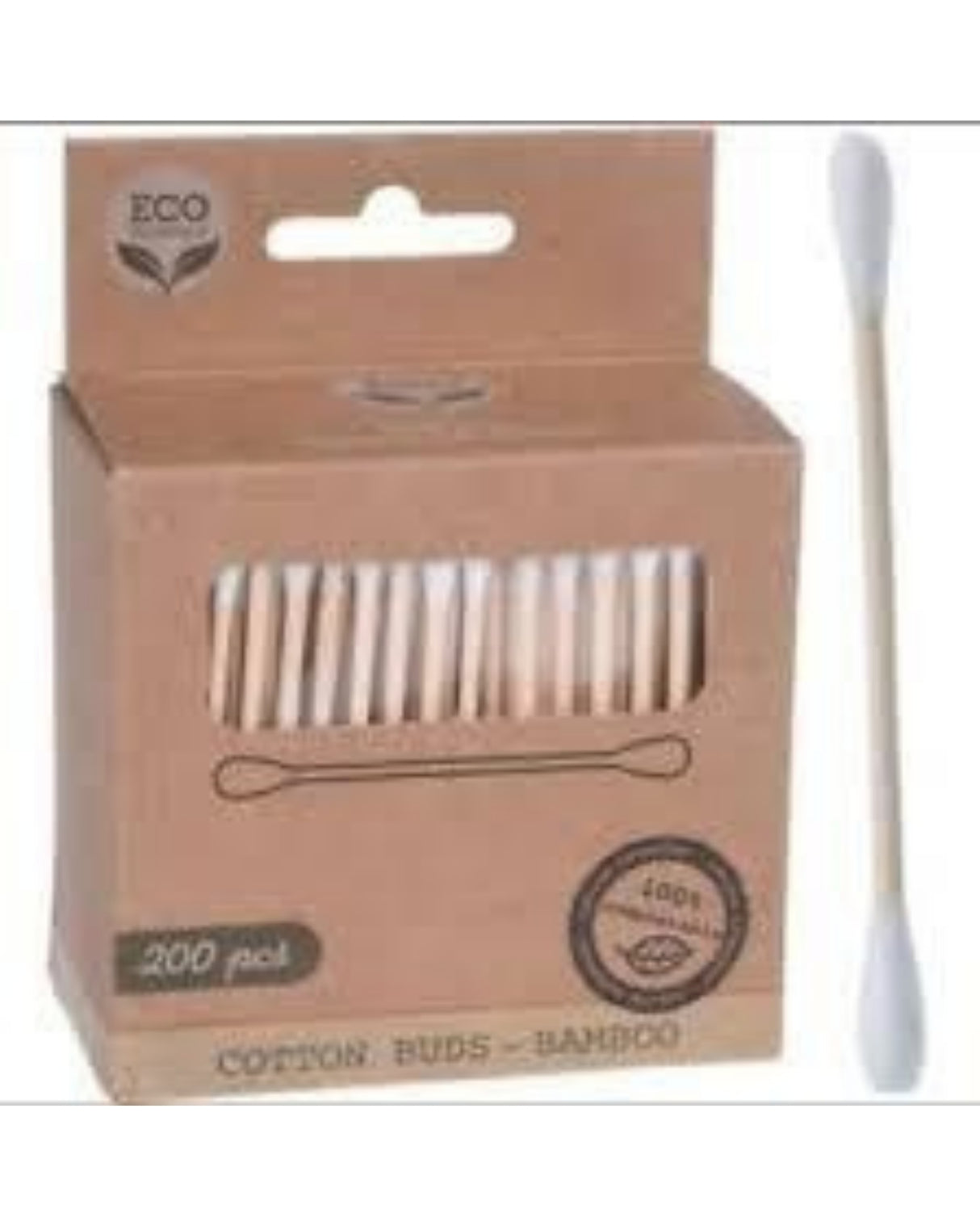 Ørerenser bomuld/bambus 200 stk.