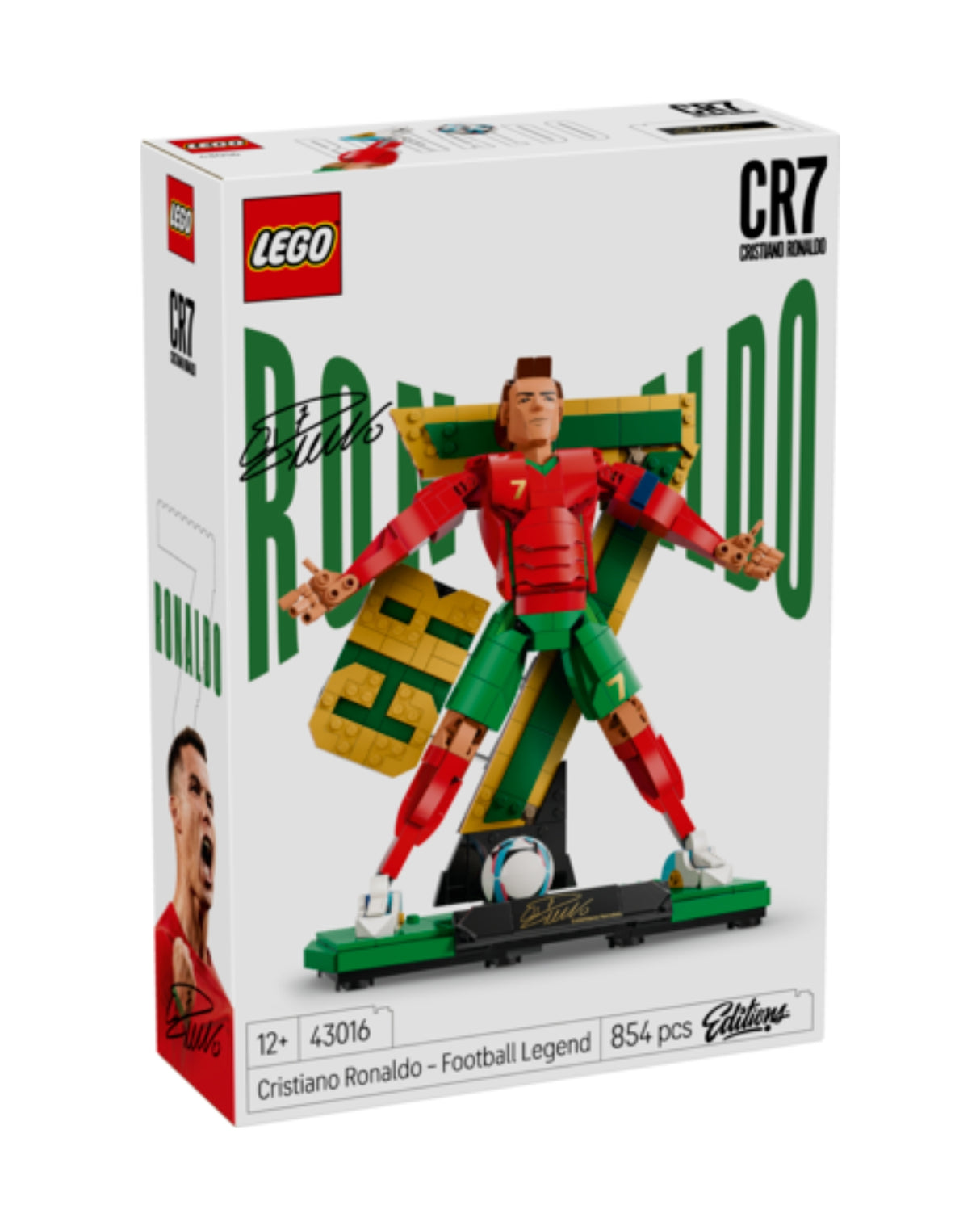 LEGO 43016 Cristiano Ronaldo – fodboldlegende - LEGO Edition Football 43016