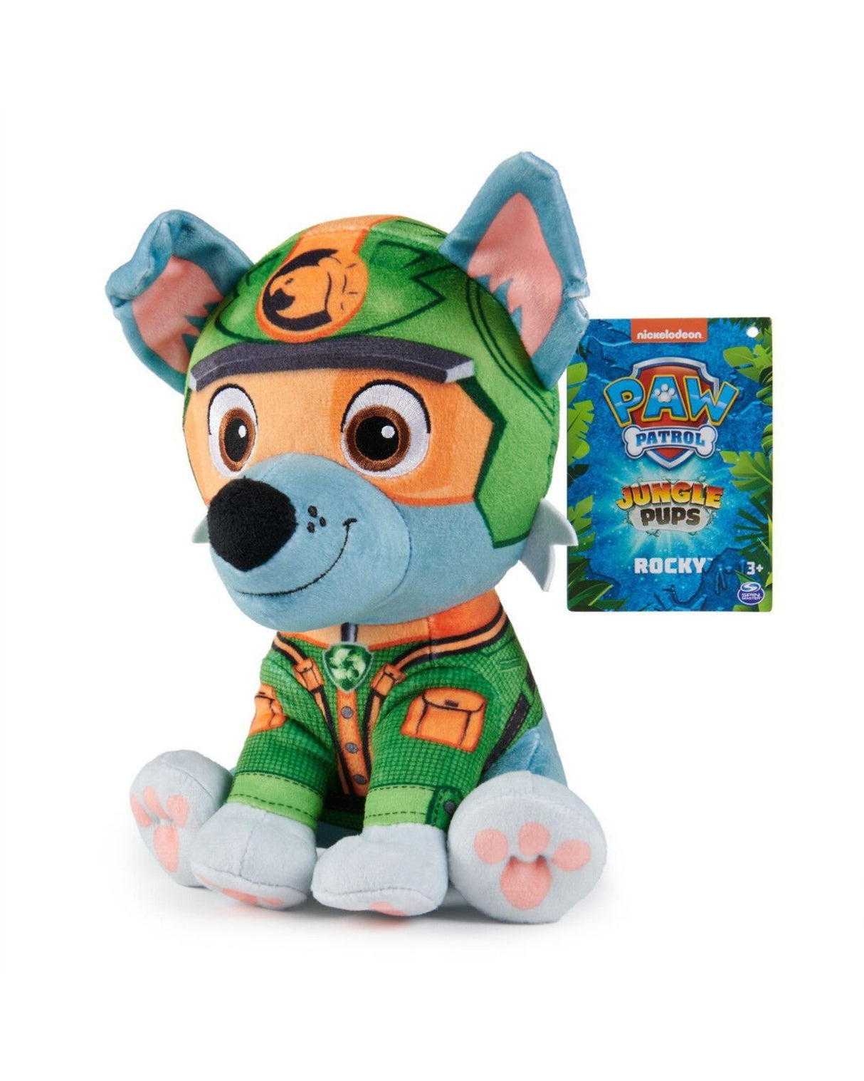 Paw Patrol Jungle Basic Plush 20 cm - Rocky