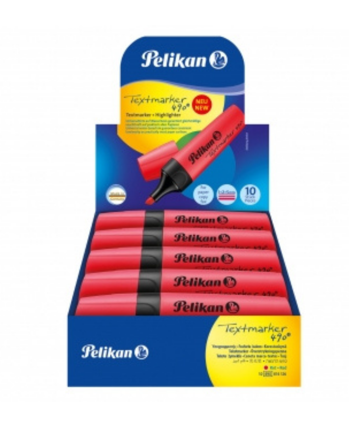 Highlighter / Overstregningstus - Rød