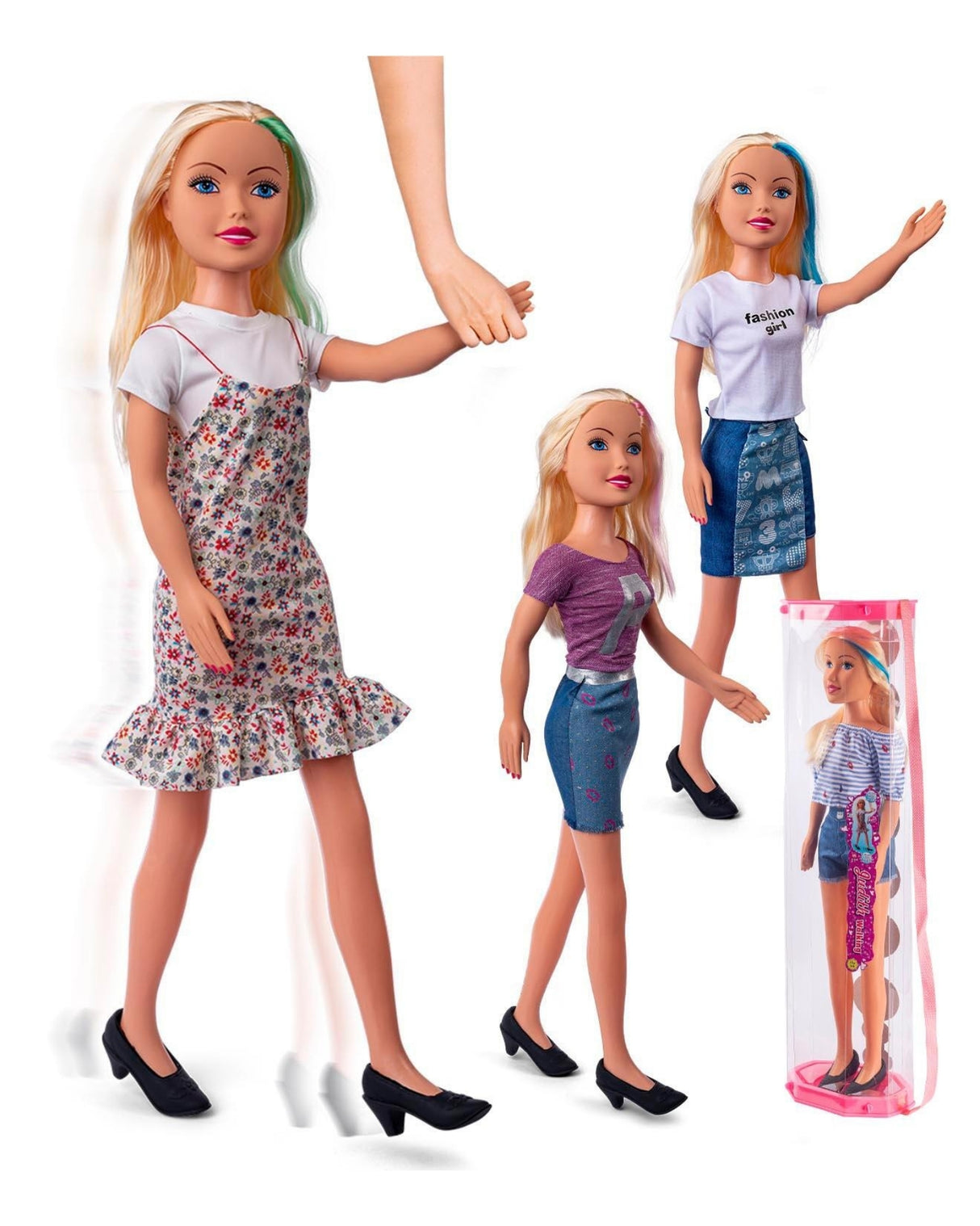 Judith 85cm gå dukke