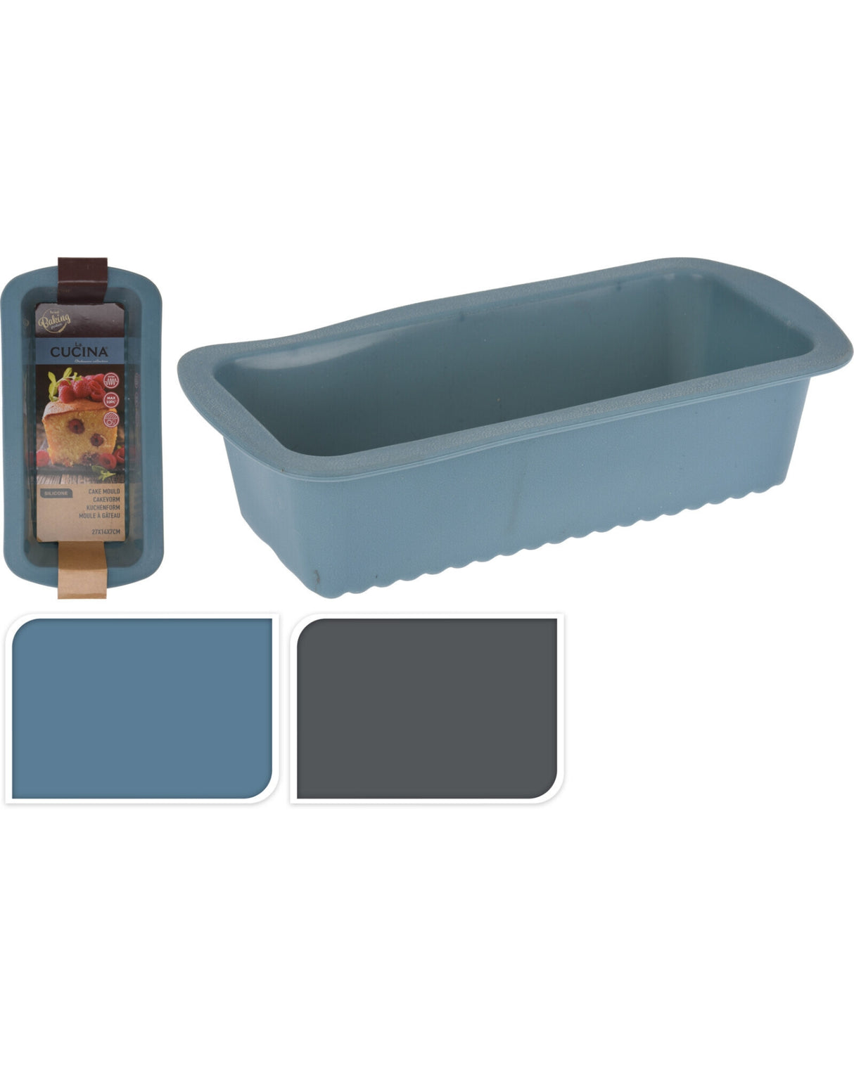 Kageform 27x14x7cm 1stk