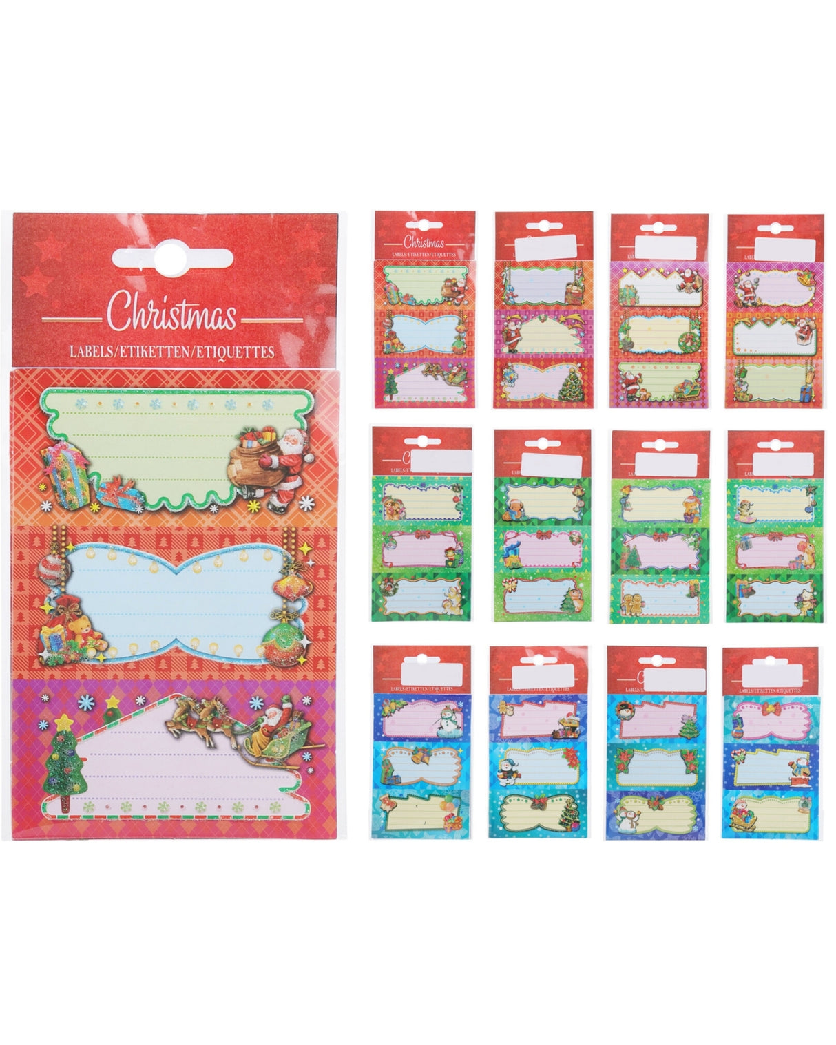 Til og frakort som stickers