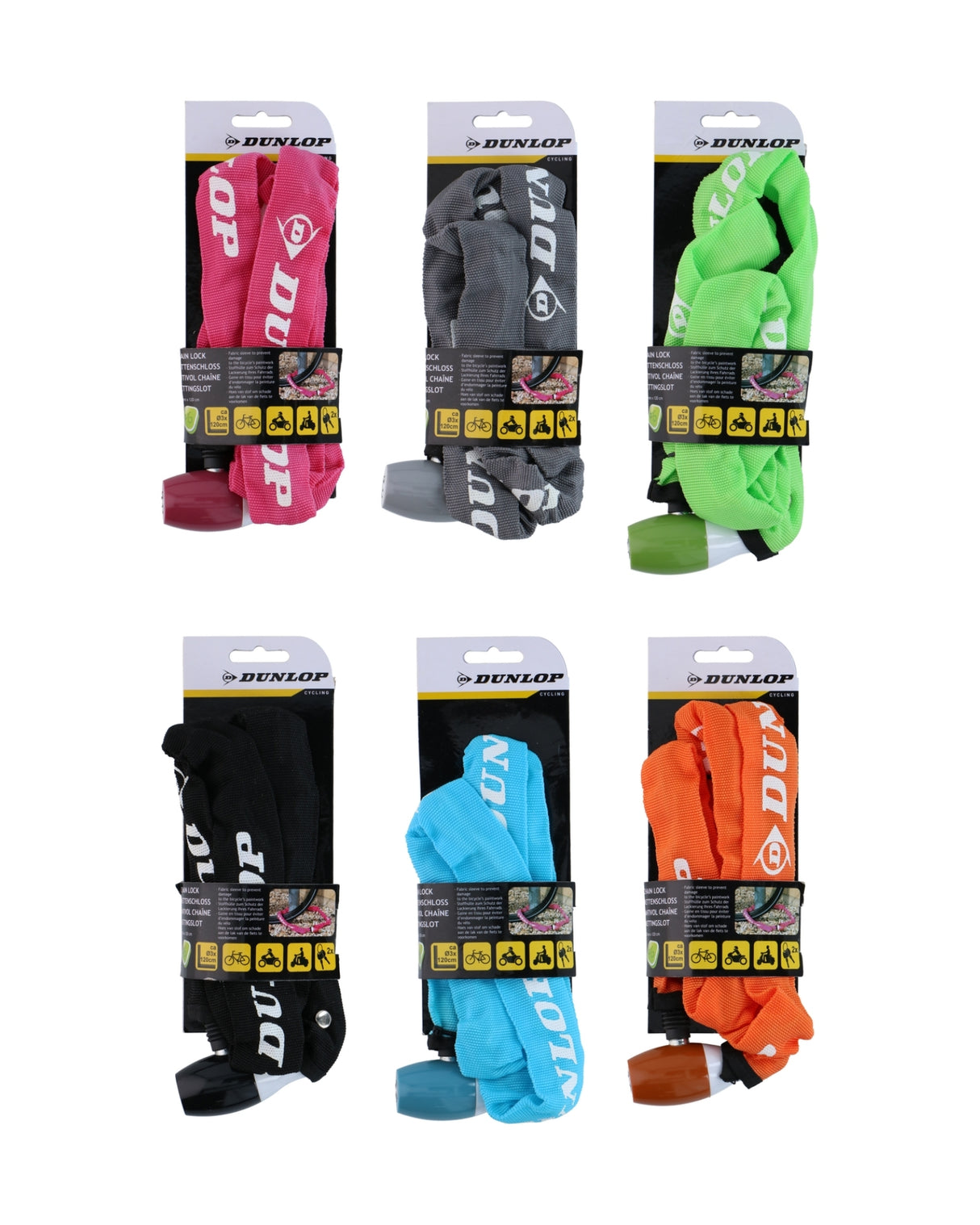 Cykellås 120 cm- Fra Dunlop