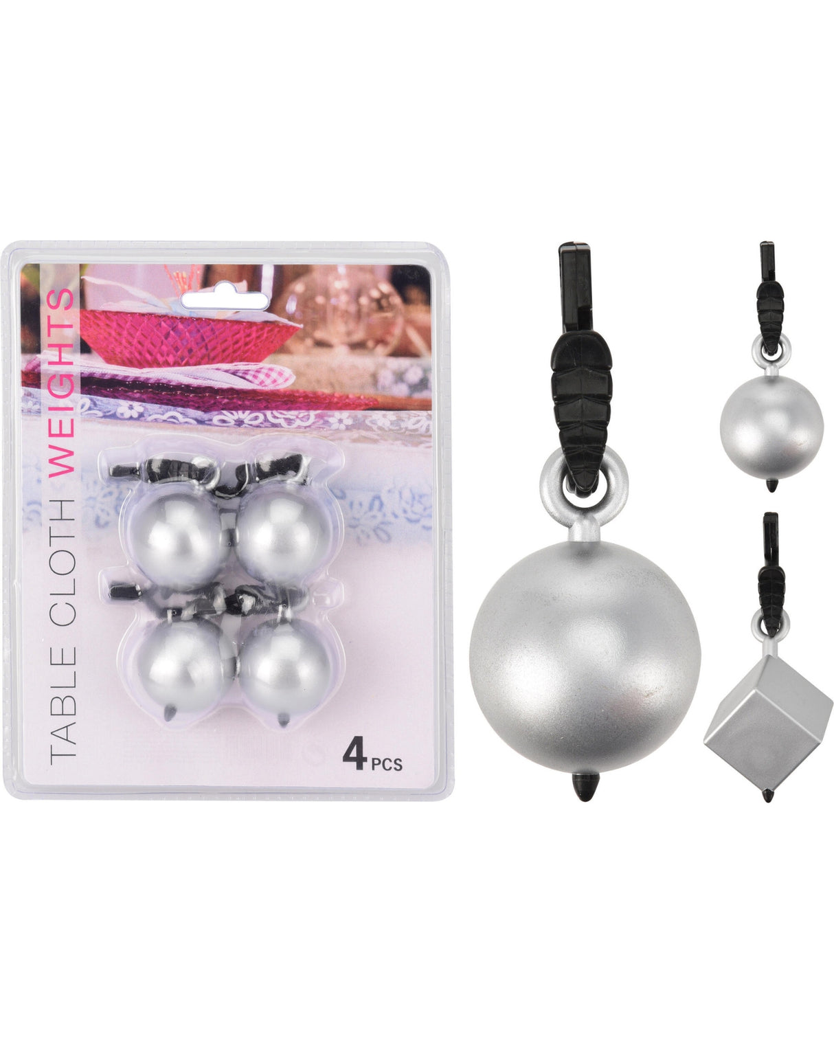 Tablecloth clips 4pcs