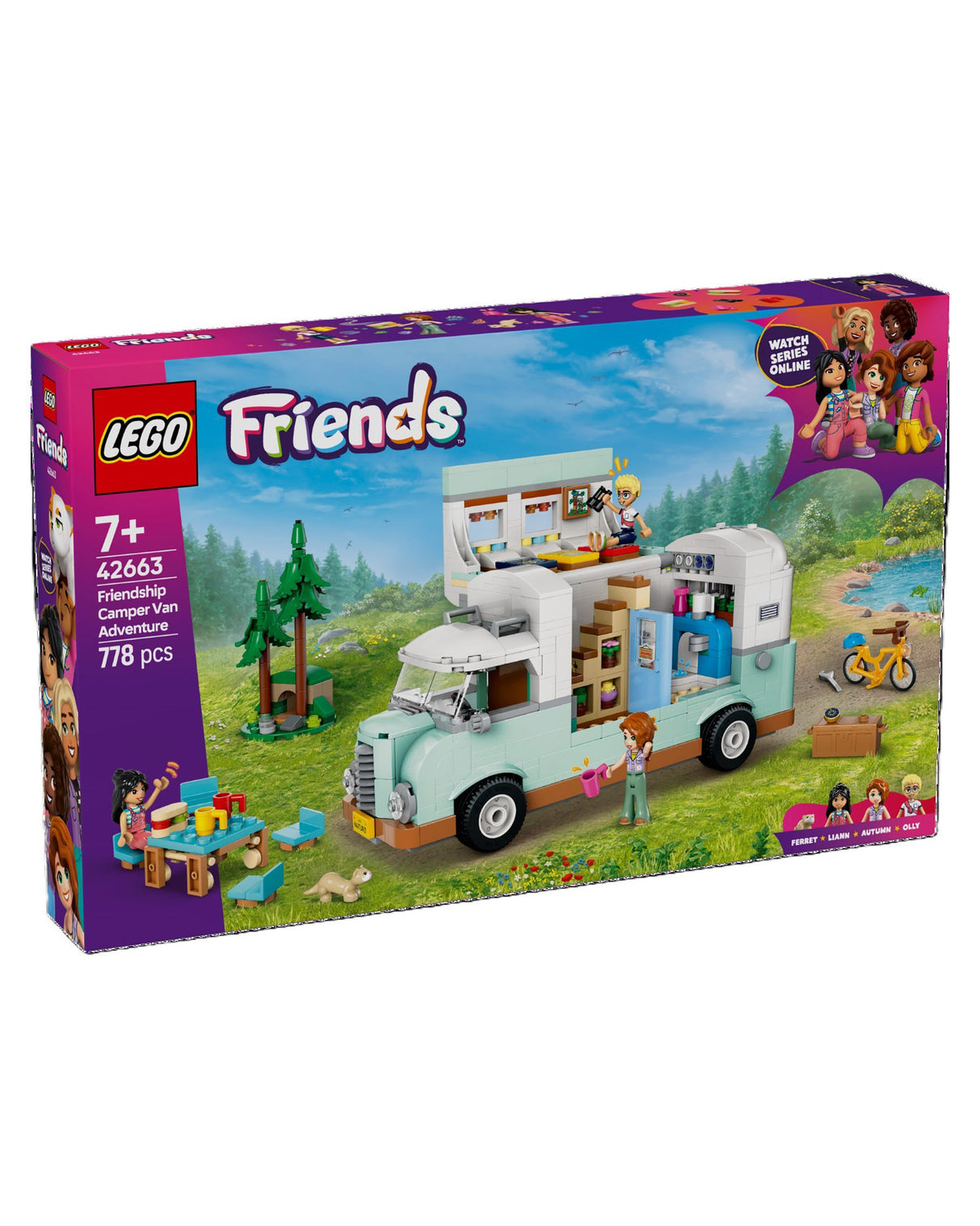 LEGO 42663 Venskabs-autocamper på eventyr - Friends