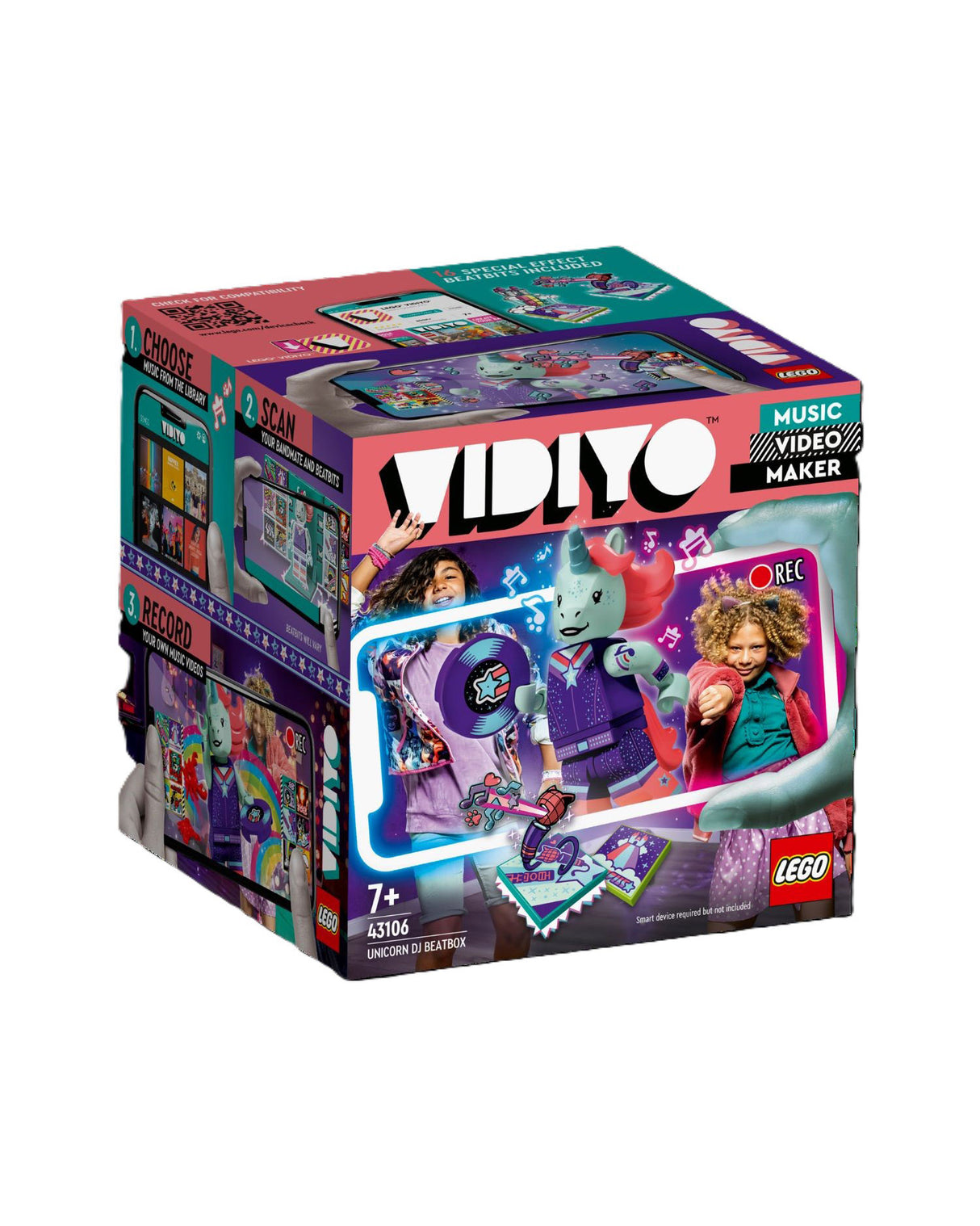 LEGO 43106 Unicorn DJ BeatBox - LEGO Vidiyo