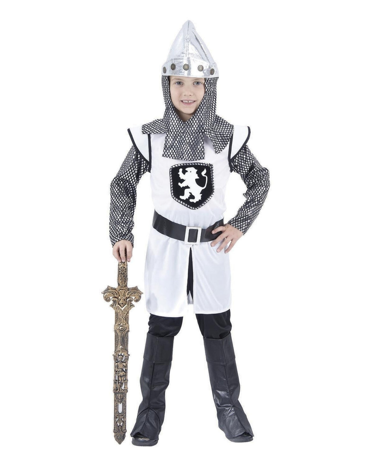 Knight white and black 160 cm