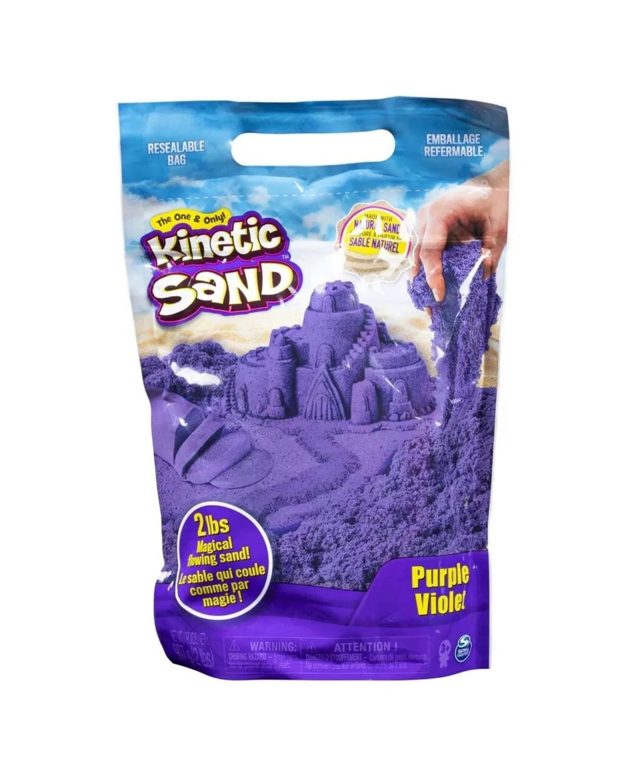 Kinetic Sand Color Bag Purple