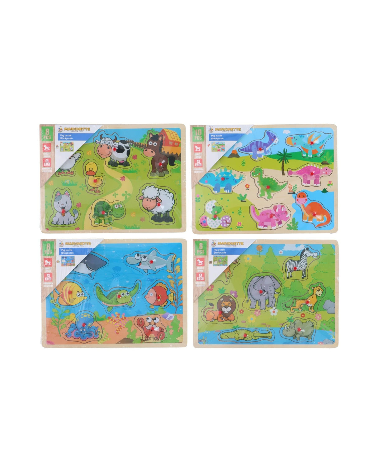 Knoppuslespil med 9 brikker