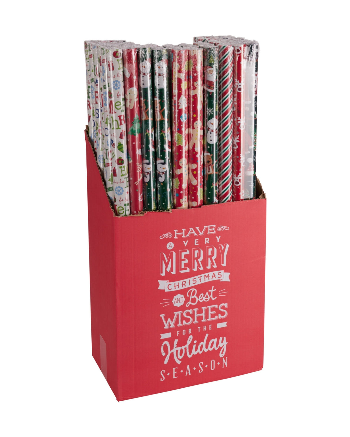 Gavepapir 3-pak 70x150 cm - Julemotiv