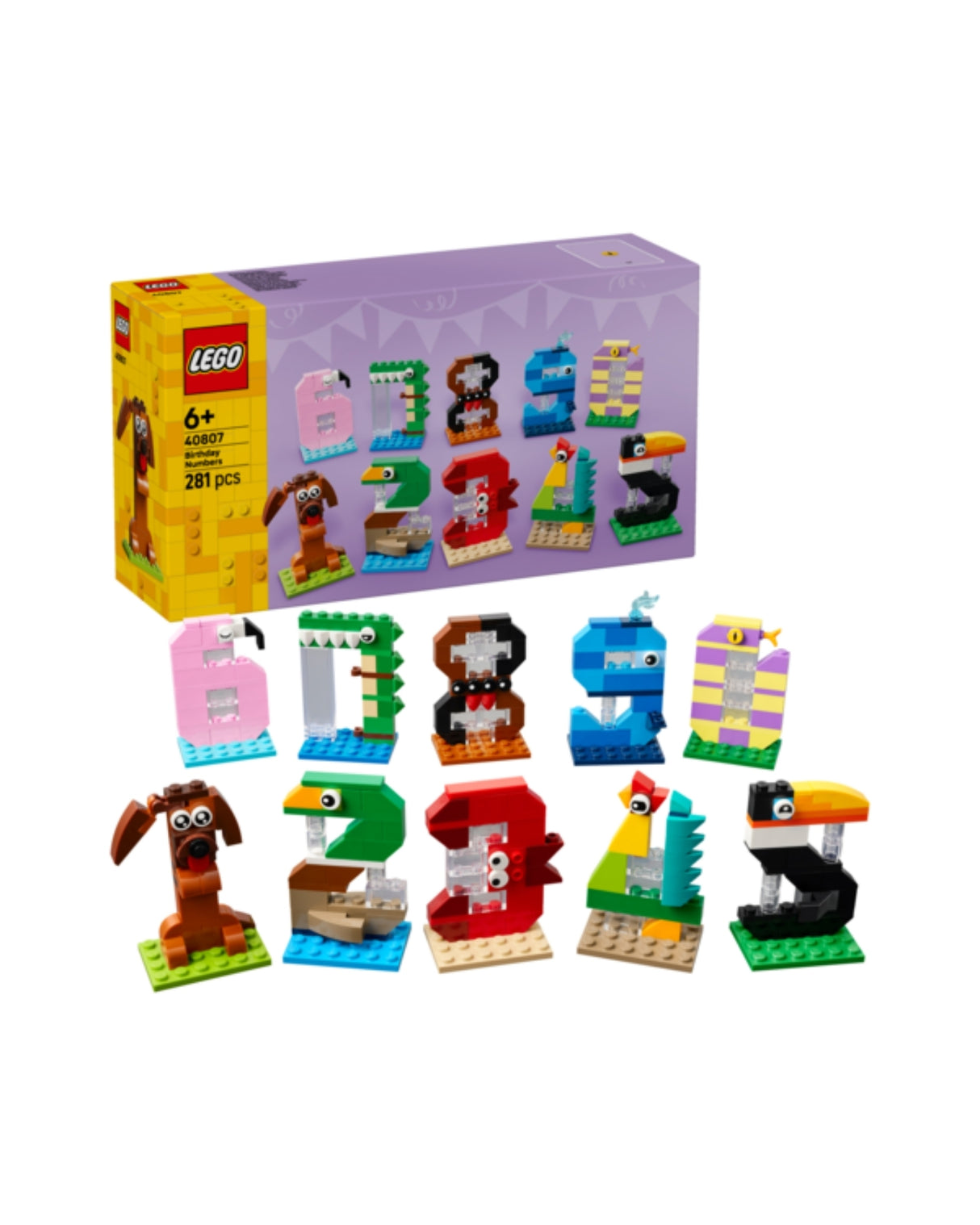 LEGO 40807 Fødselsdagstal - LEGO Iconic 40807