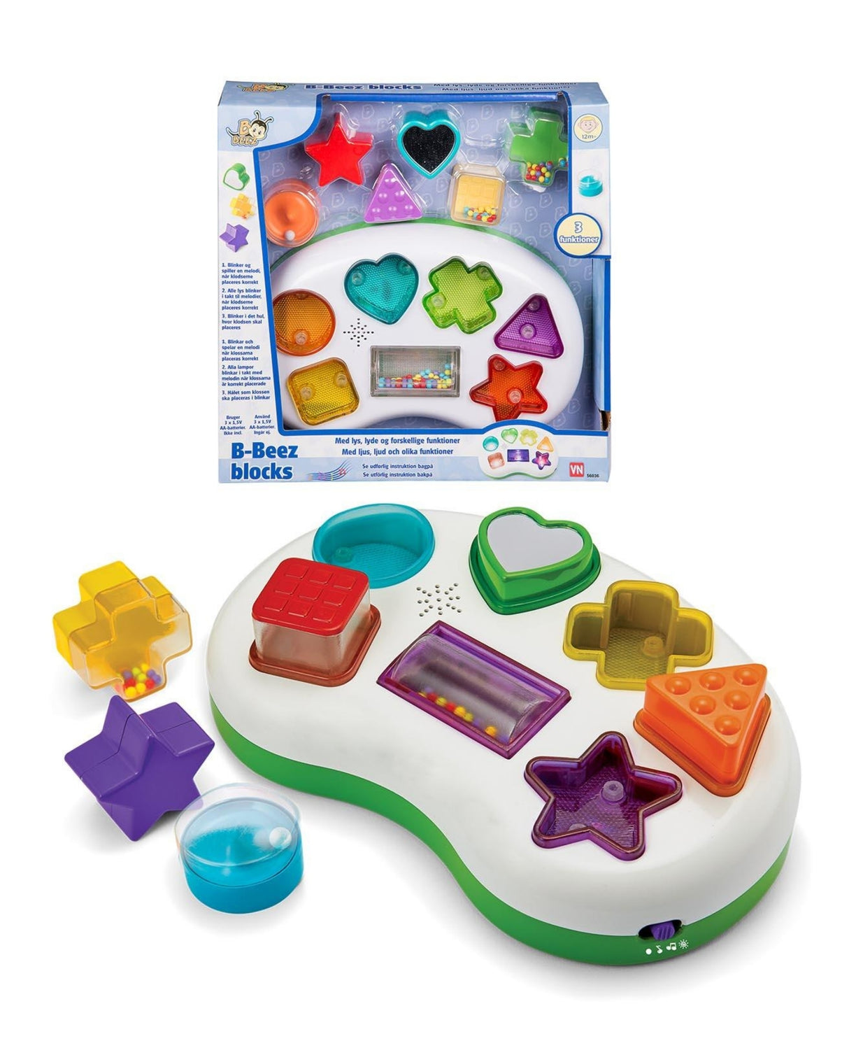 Put-in-box with sound and light