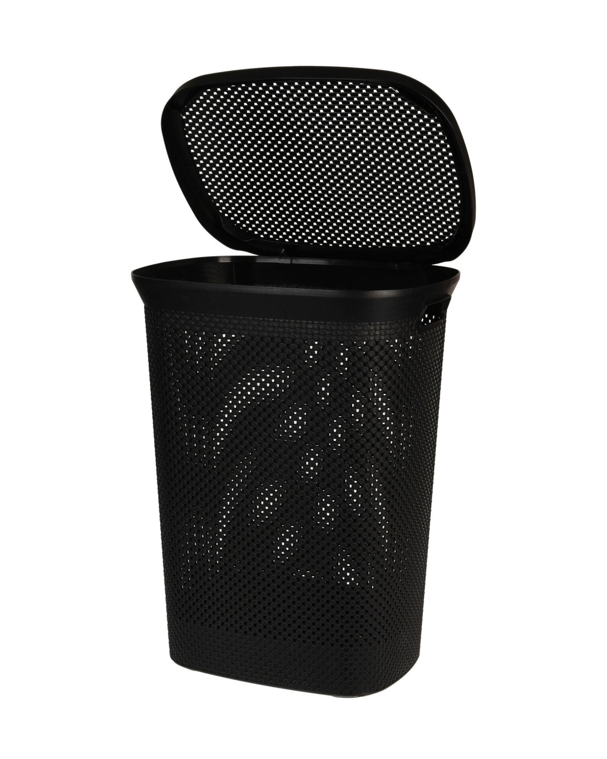 Vasketøjskurv med låg – 60 liter