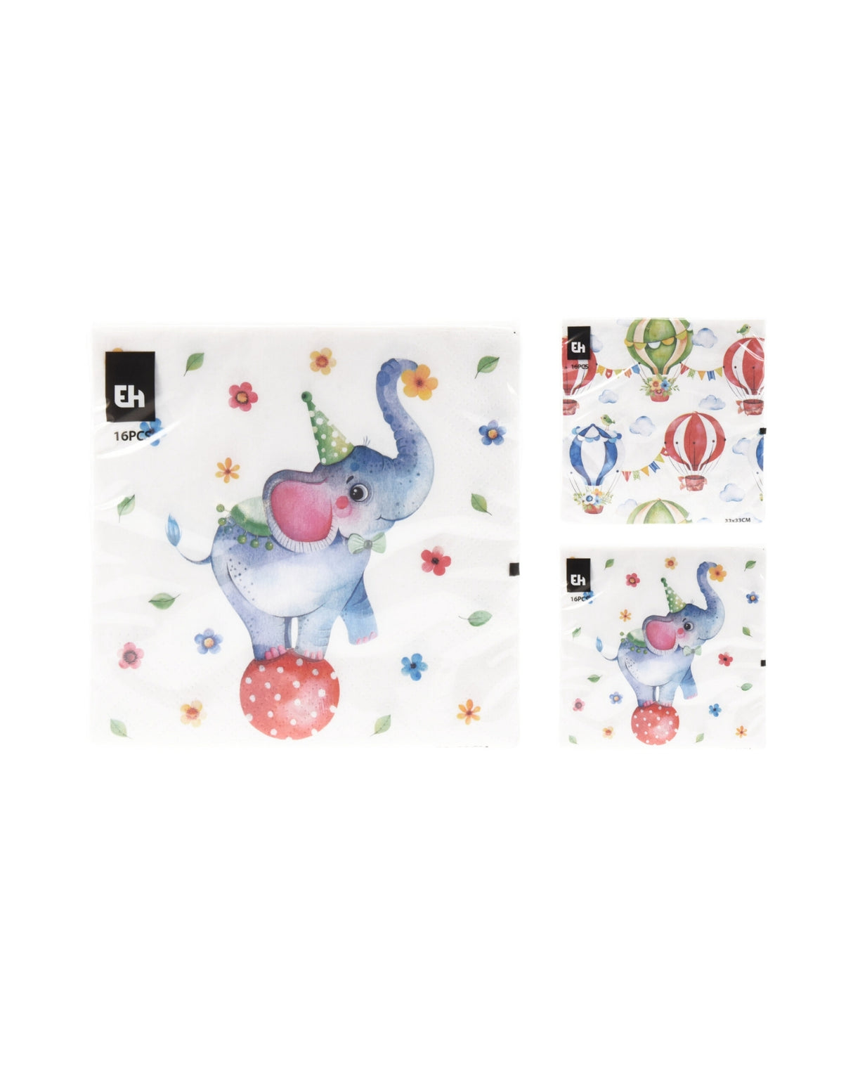 Servietter 16 stk 33x33 cm