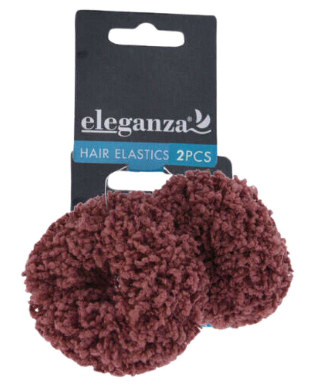 Lyserød/Rødbrun/Navy hårelastikker 2 stk - 4653880