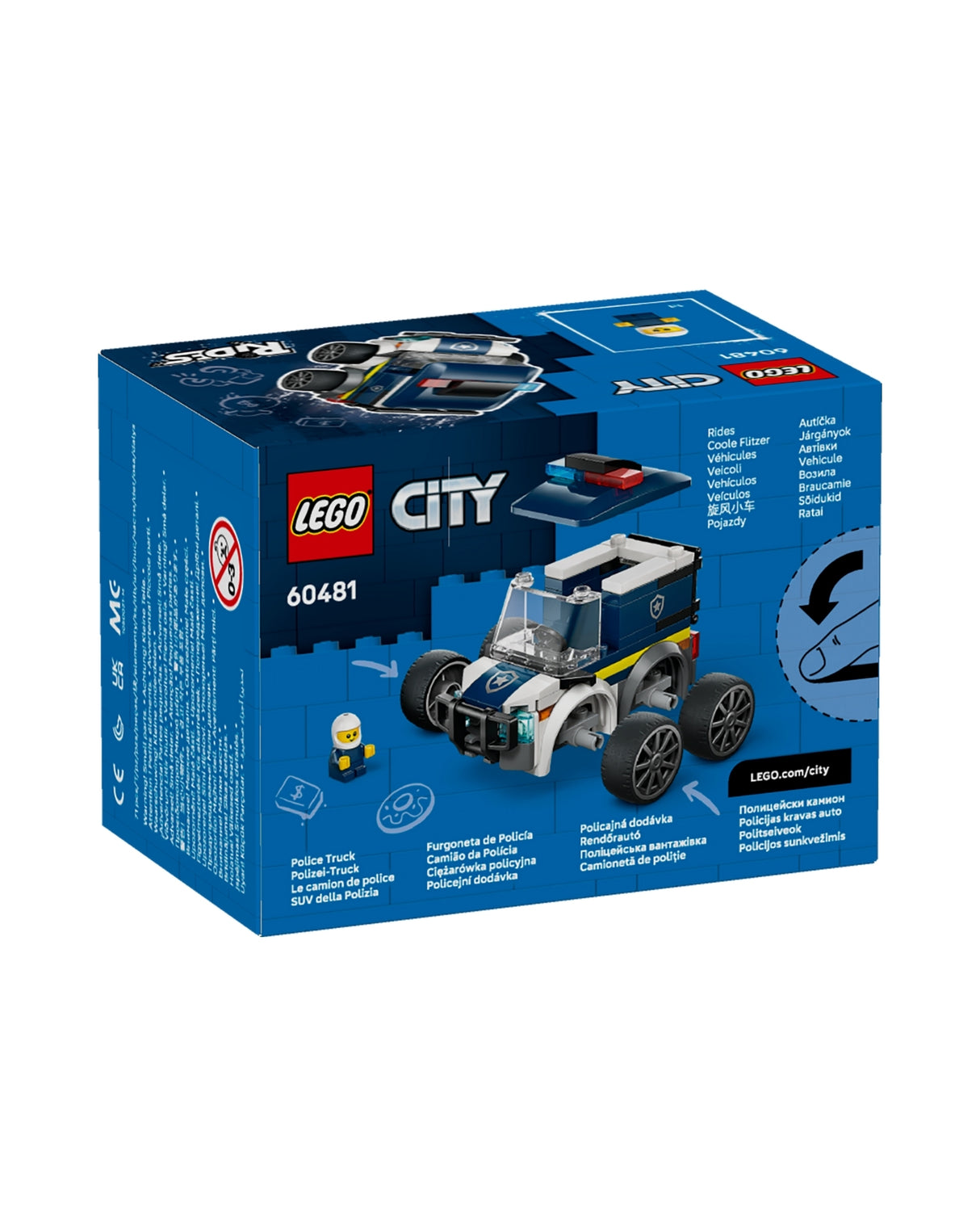 LEGO 60481 Motorer # Politivogn - LEGO City 60481