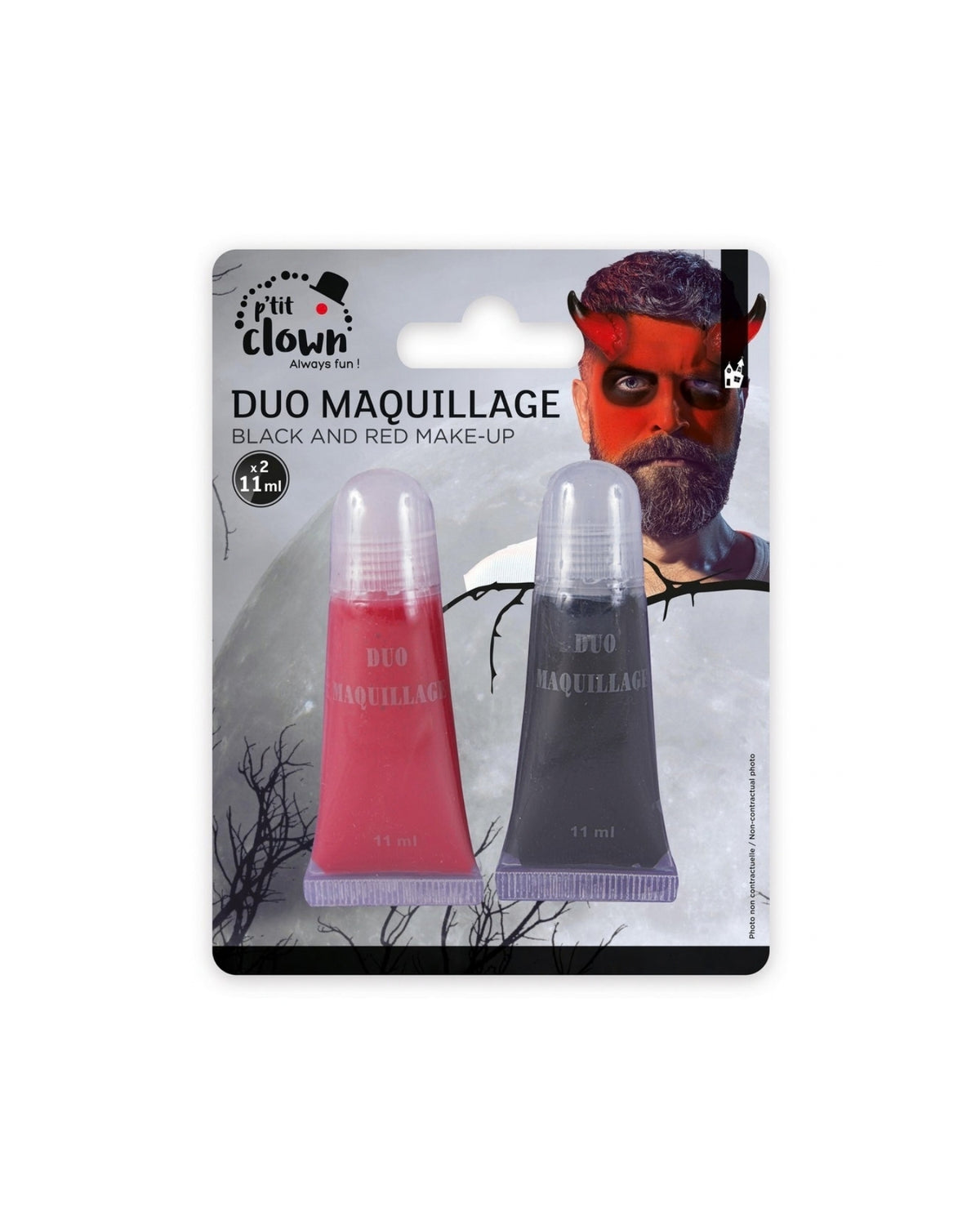 Make-up - Sort / Rød