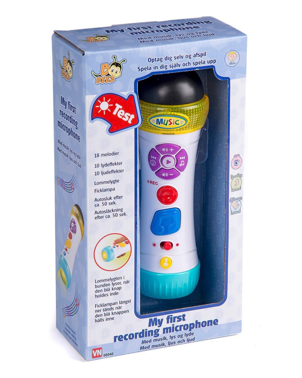 Mikrofon med optager