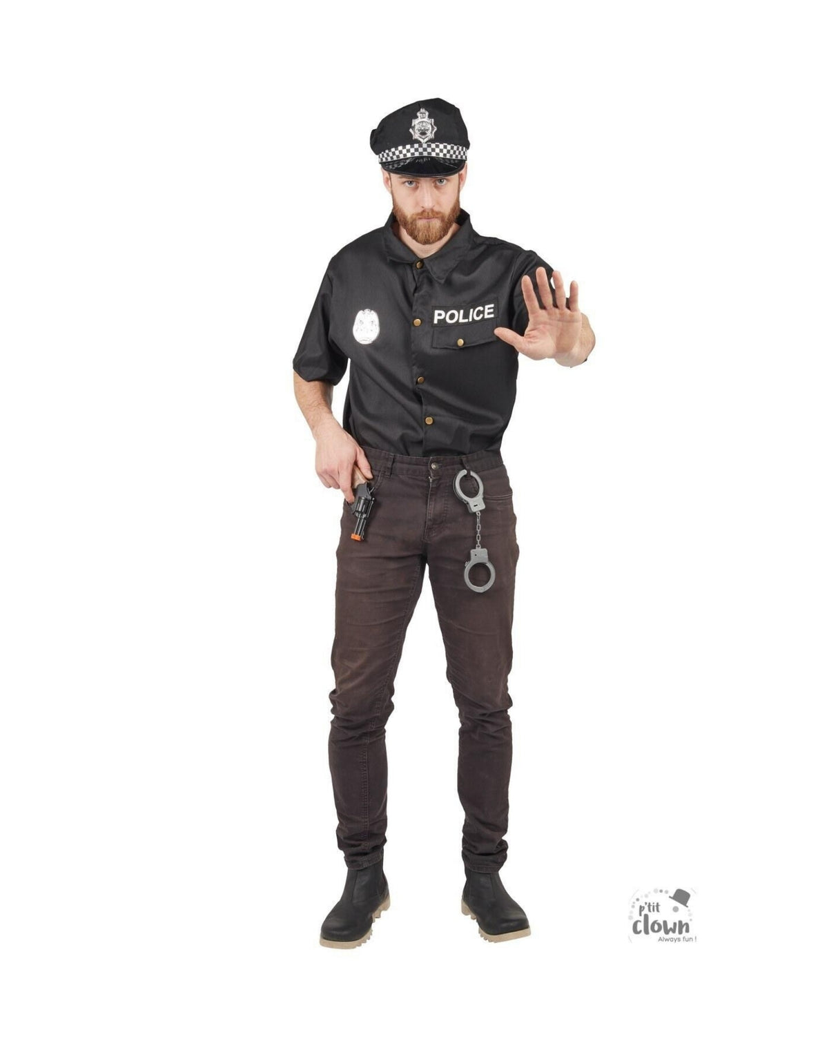 Police officer costume L-XL - Adult